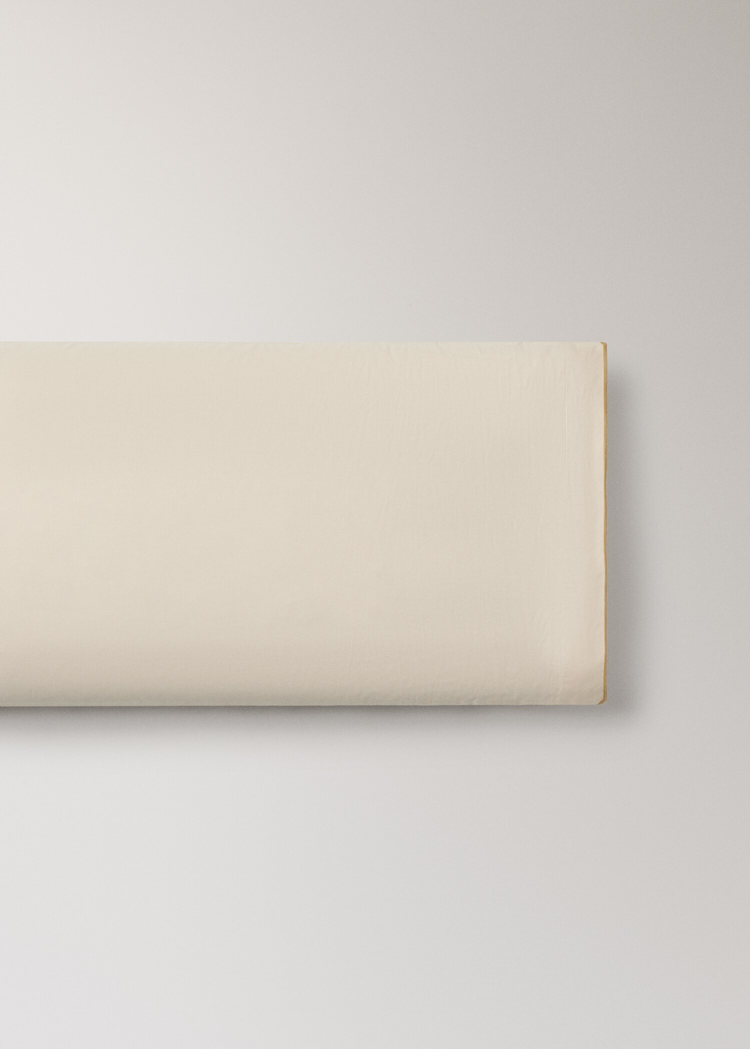 Taie d'oreiller percale de coton couleur réversible 45x110 cm - Article sans modèle