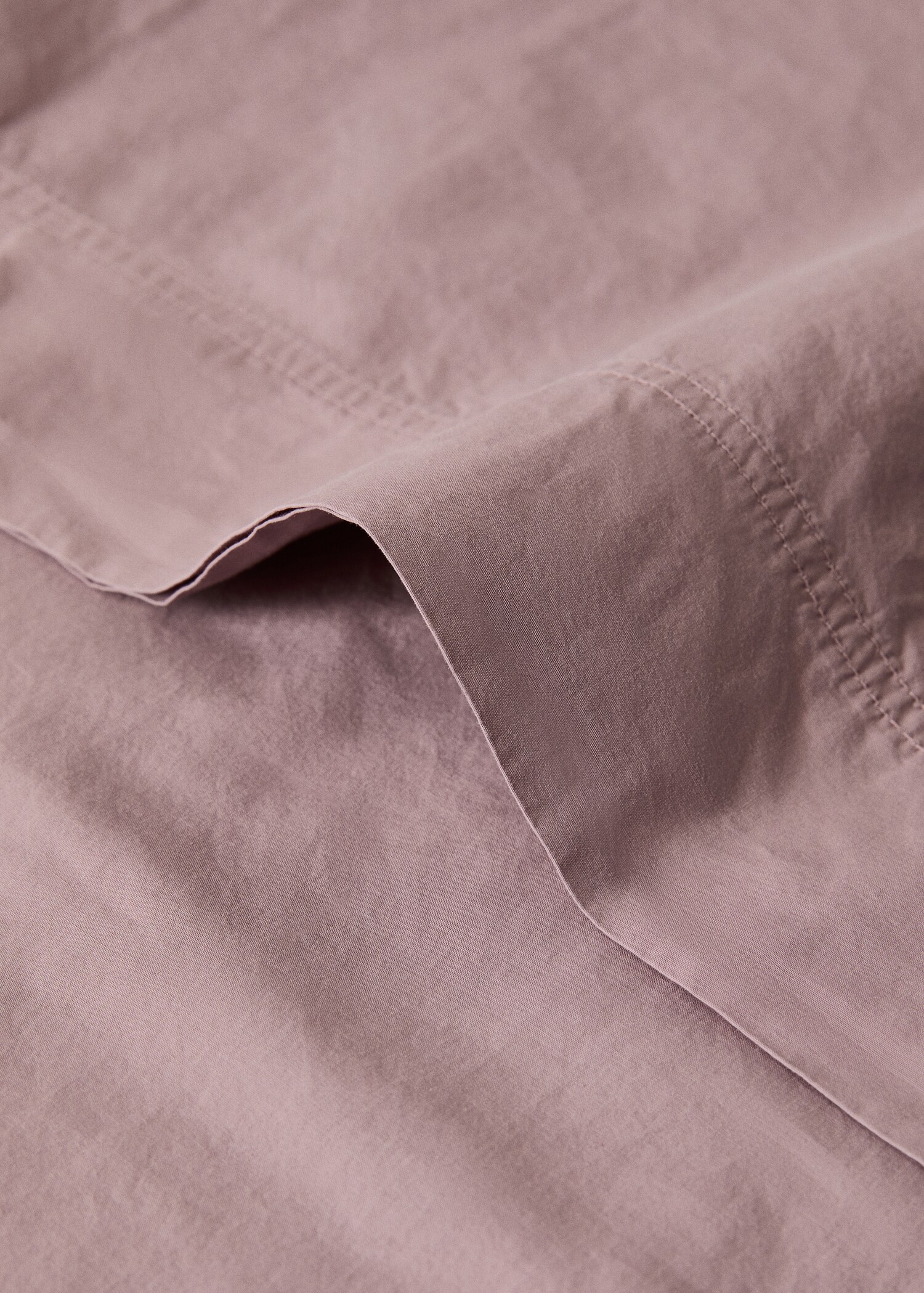 Zwei Kopfkissenbezüge aus Baumwolle mit doppeltem Steppstich, 300er Fadendichte, 45 x 110 cm - Detail des Artikels 1