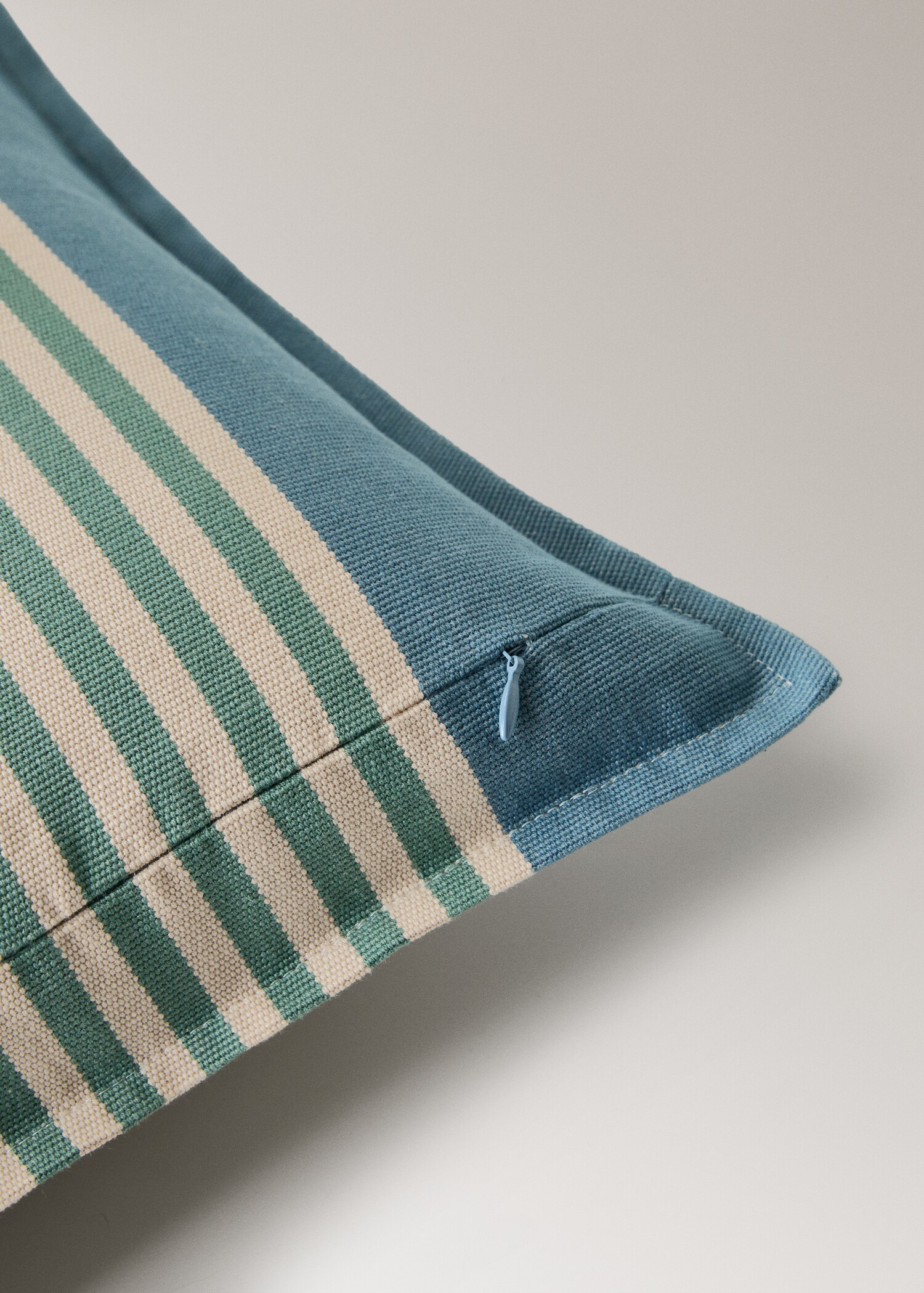 Cotton stripe cushion cover 40x60 cm - Details of the article 2