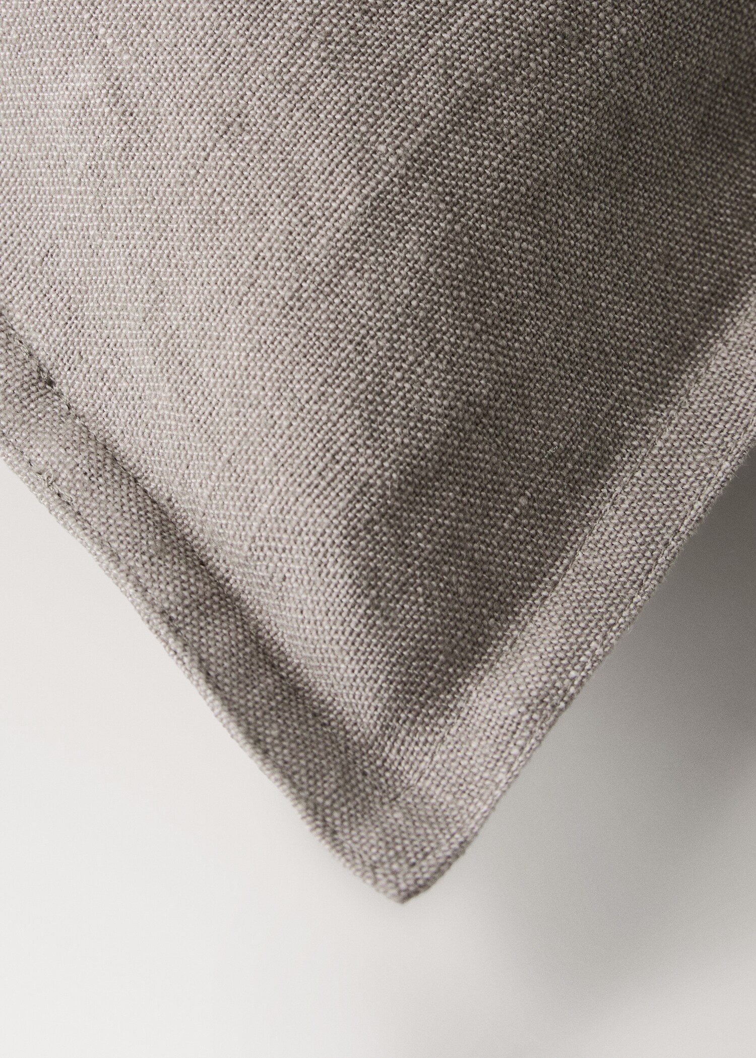 Linen cushion cover with flange 30x50 cm - Details of the article 2
