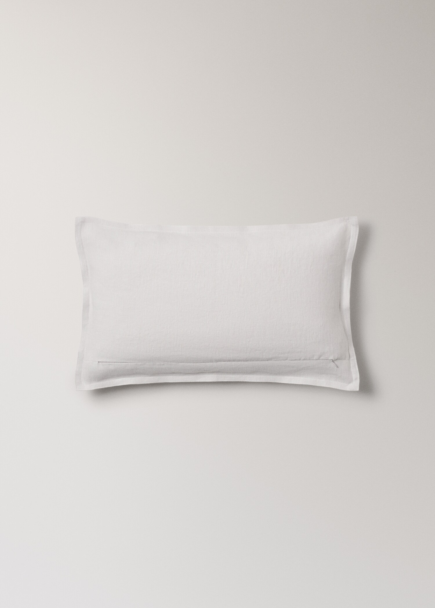 Linen cushion cover with flange 30x50 cm - Details of the article 1