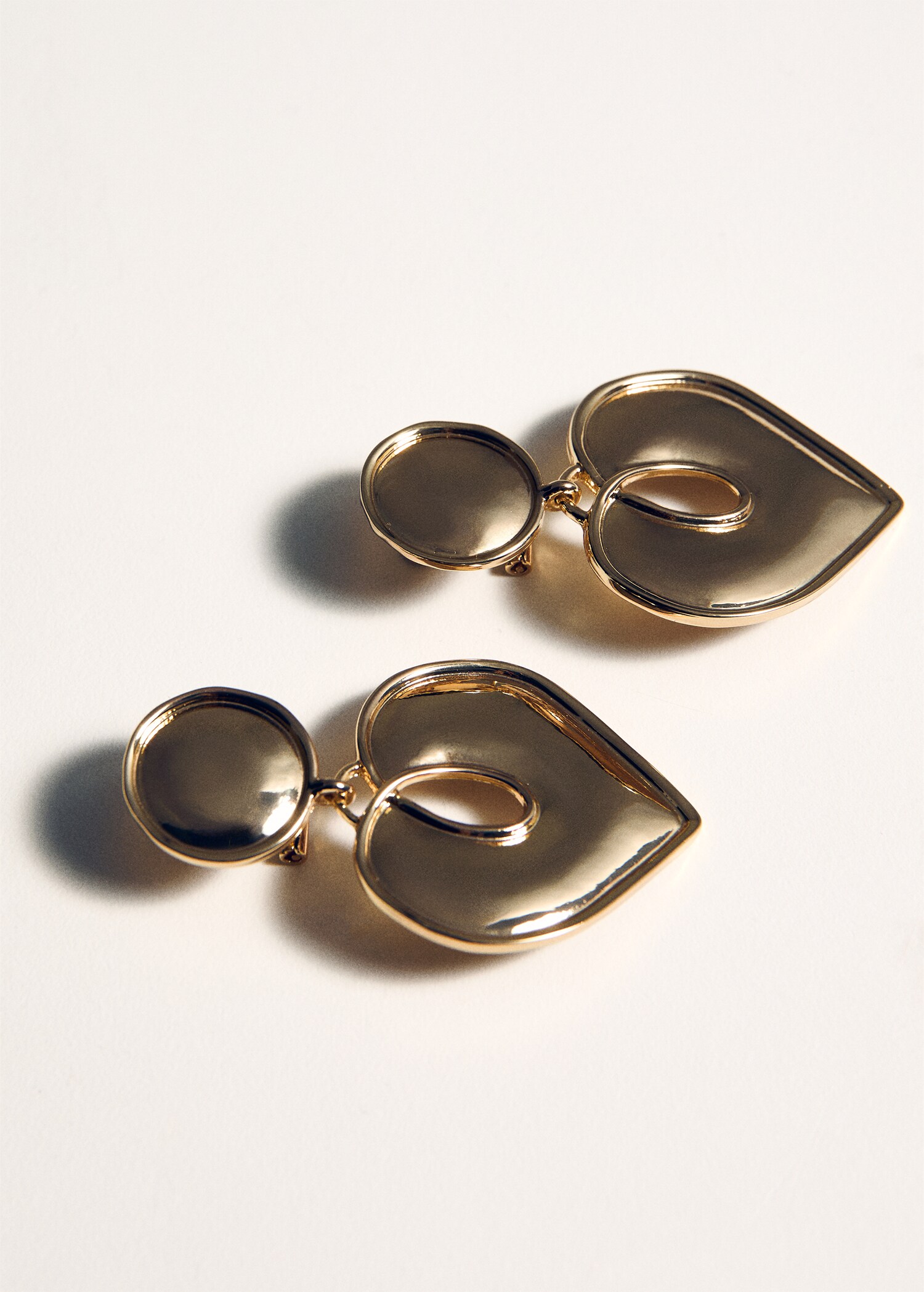 Boucles d'oreilles cœurs texturées - Détail de l'article 5