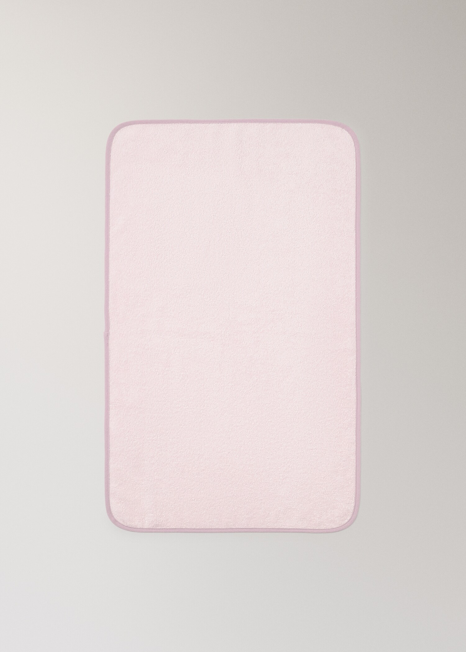 Cotton washbasin towel with contrasting trim - Details of the article 3