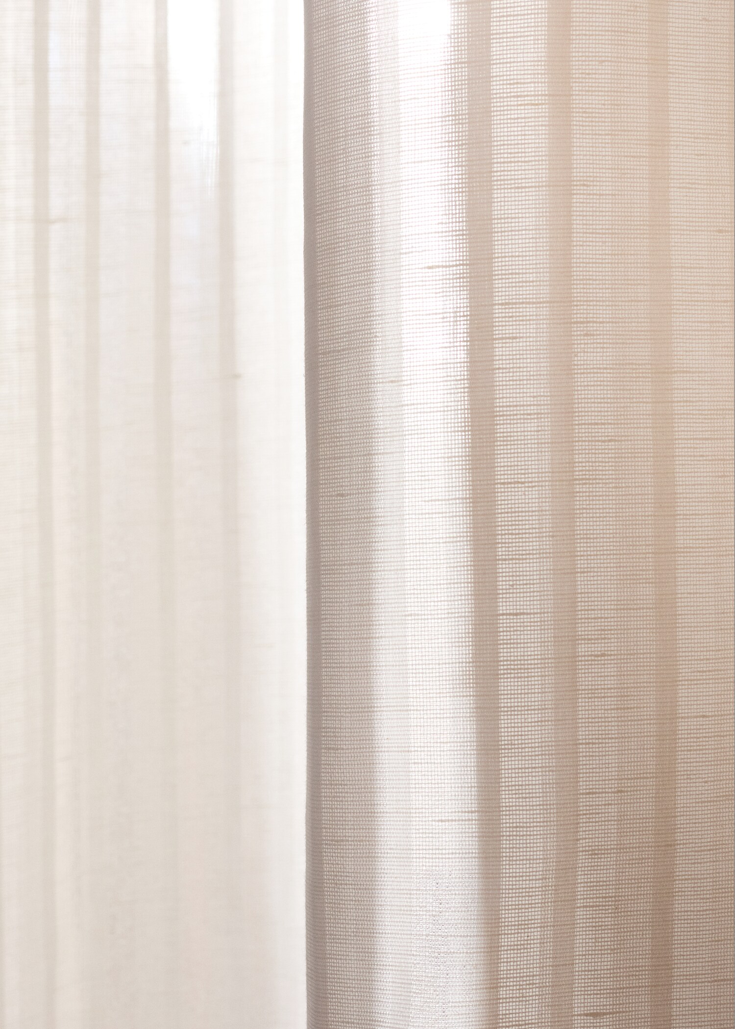 Vorhang aus Baumwoll-Leinen-Gewebe mit Streifenmuster - Detail des Artikels 7
