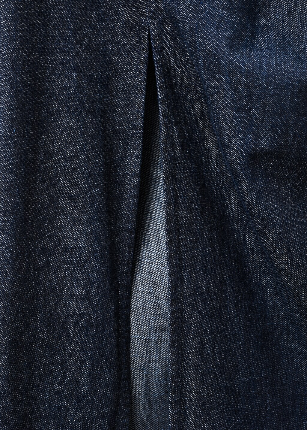 Mango Asymmetric denim dress