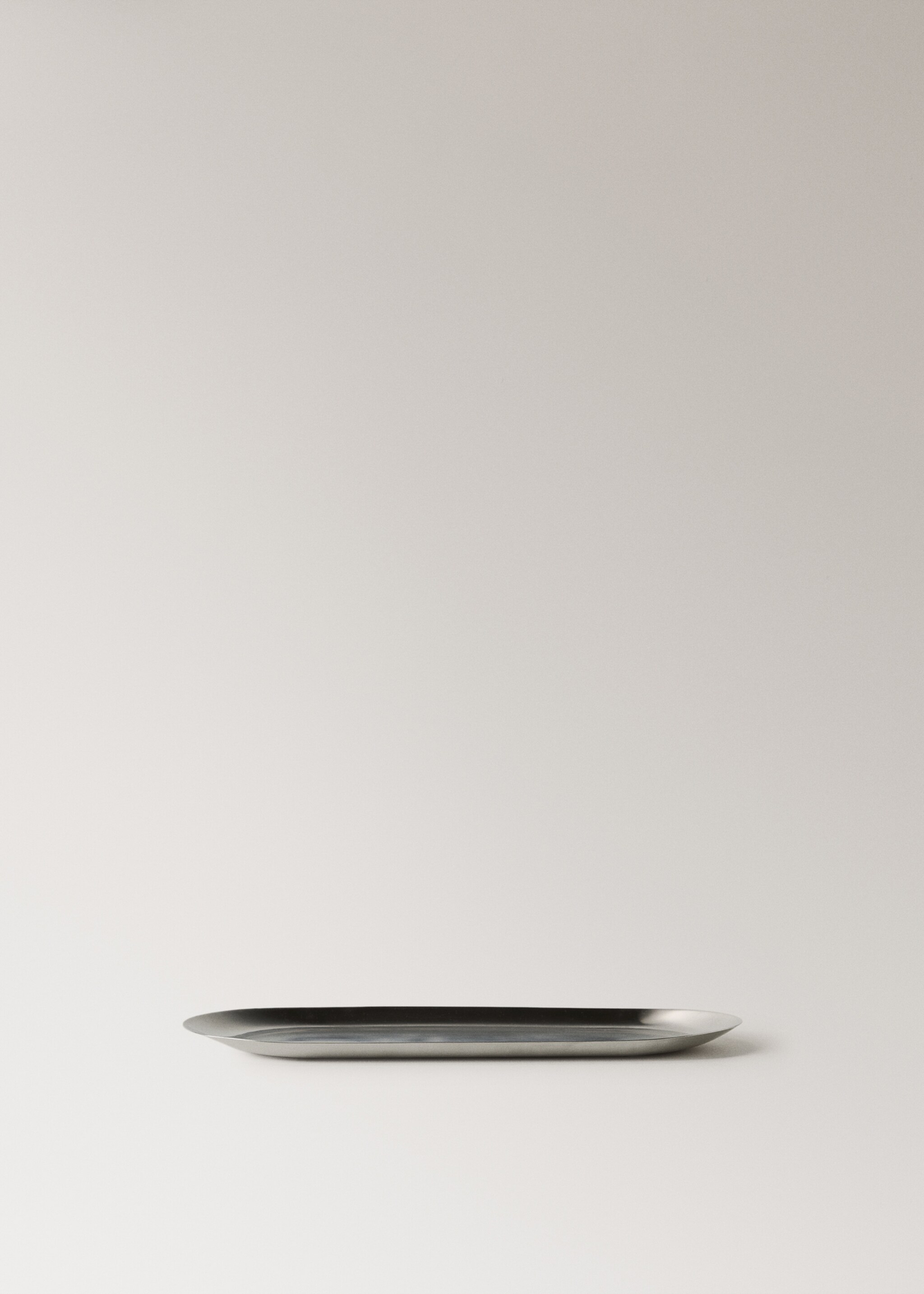 Metal bathroom tray - Article without model, Silver. Ref: 27043273-00.