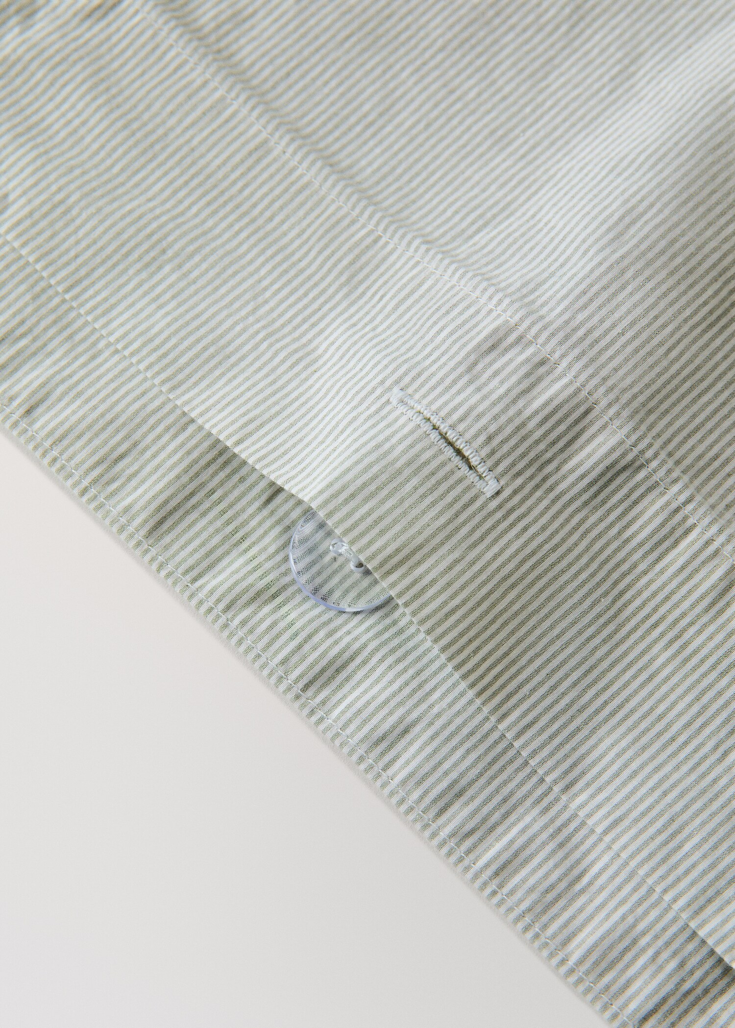 Dekbedovertrek van gekleurd katoengaren, voor bed 180/200 cm - Detail van het artikel 2