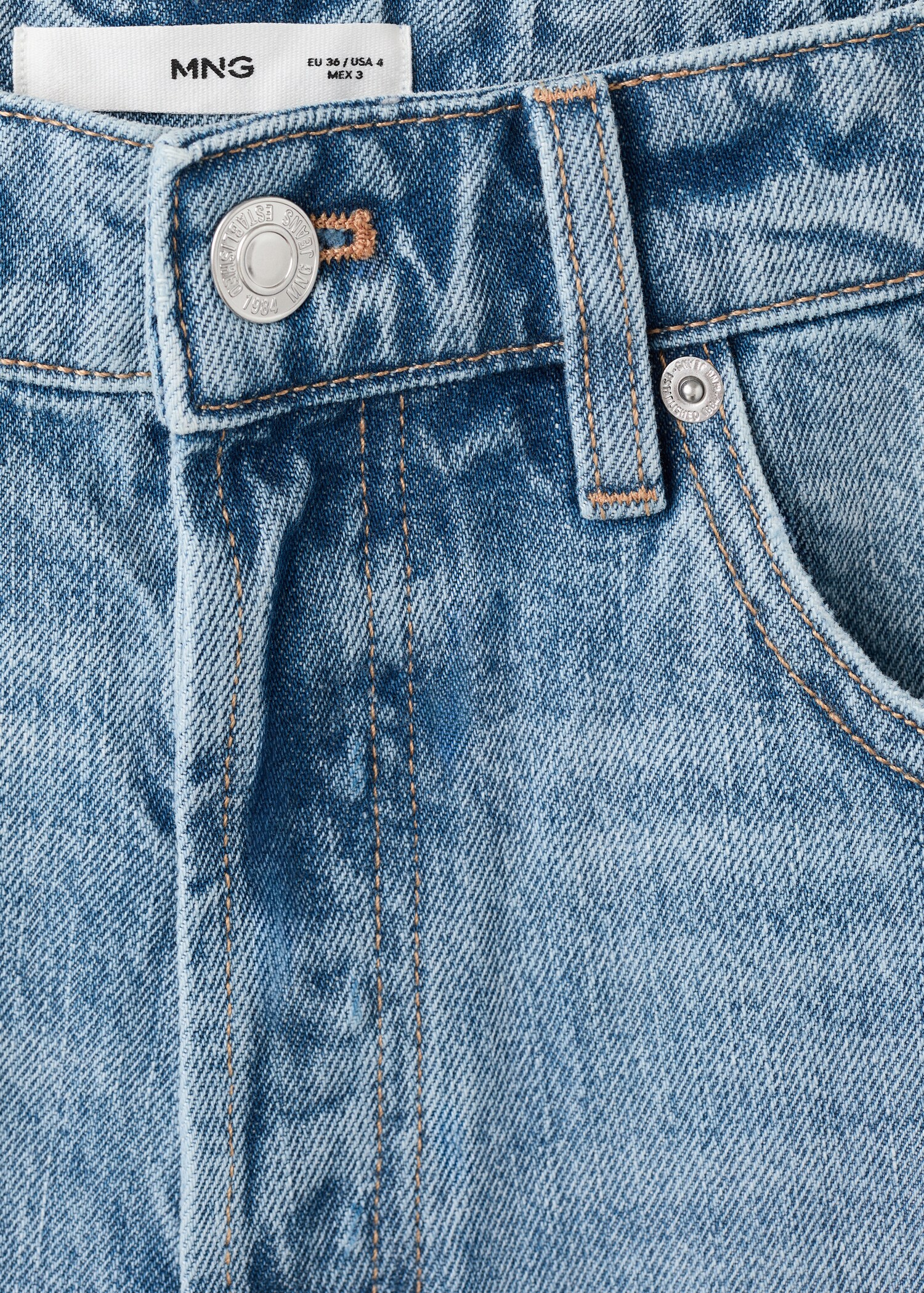 Short en jean bas effiloché - Détail de l'article 8