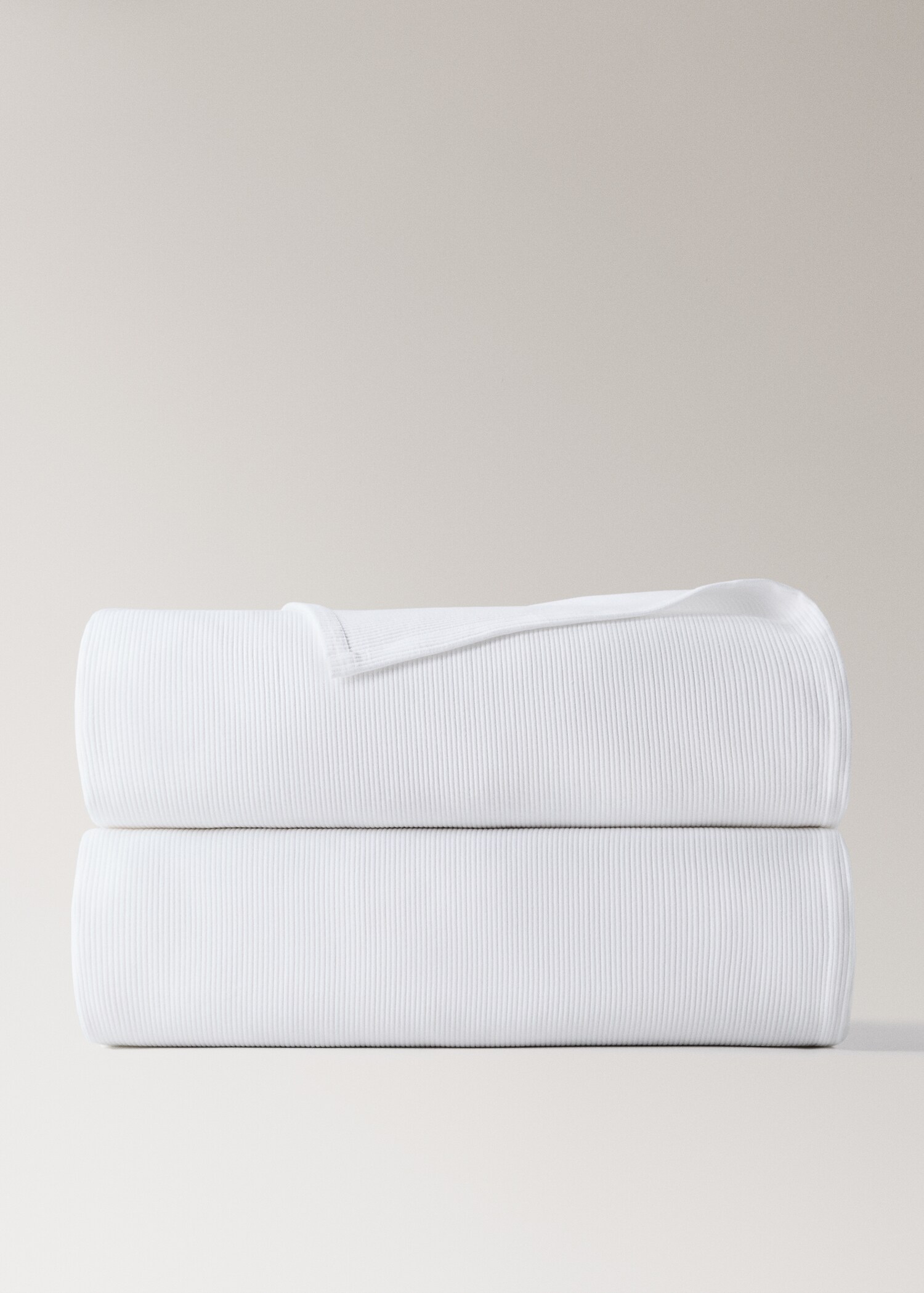 Colcha algodón jacquard rayas finas Cama 90 cm - Artículo sin modelo