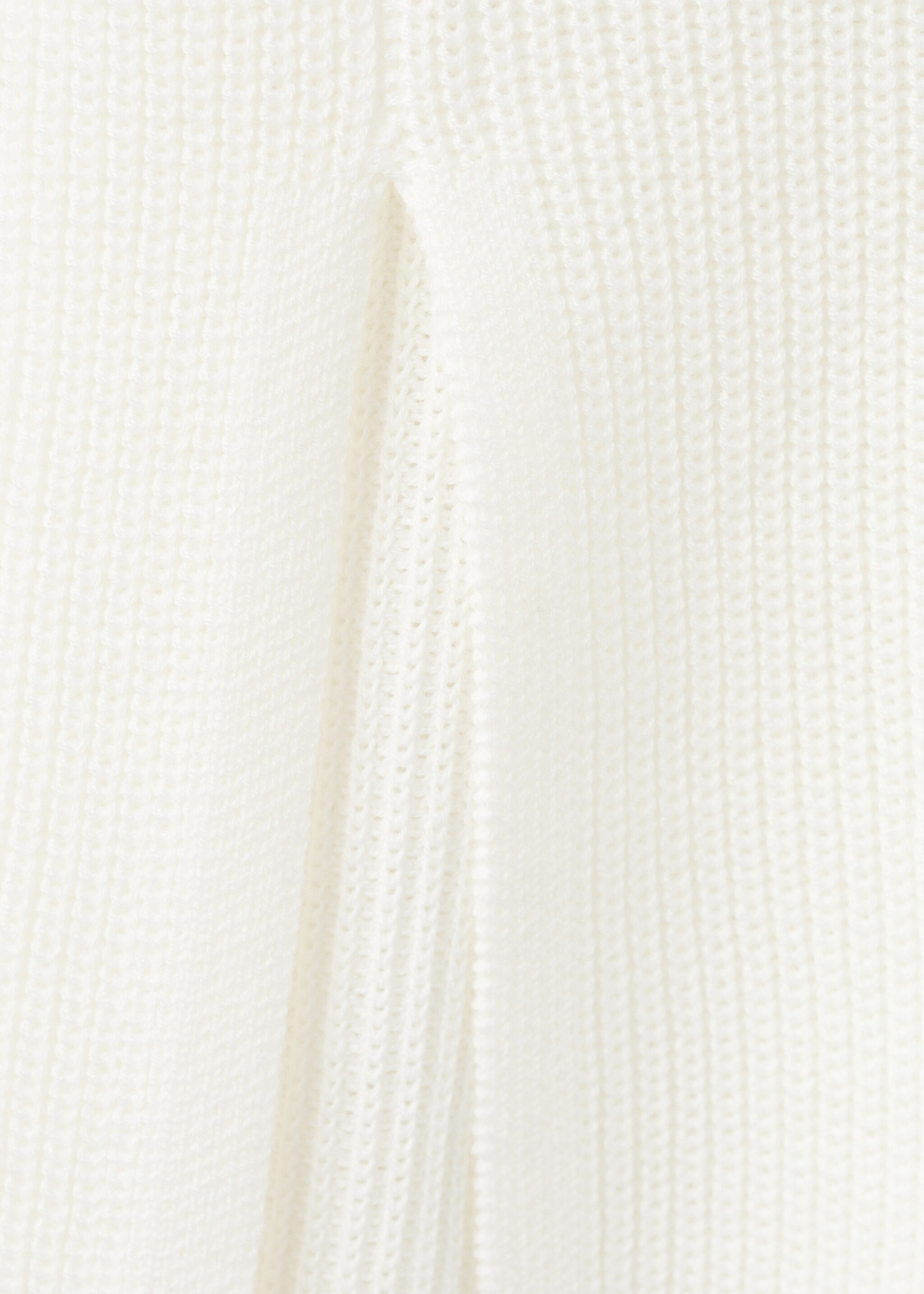 Pull-over maille col montant - Détail de l'article 8, Blanc cassé. Ref: 27043299-00.