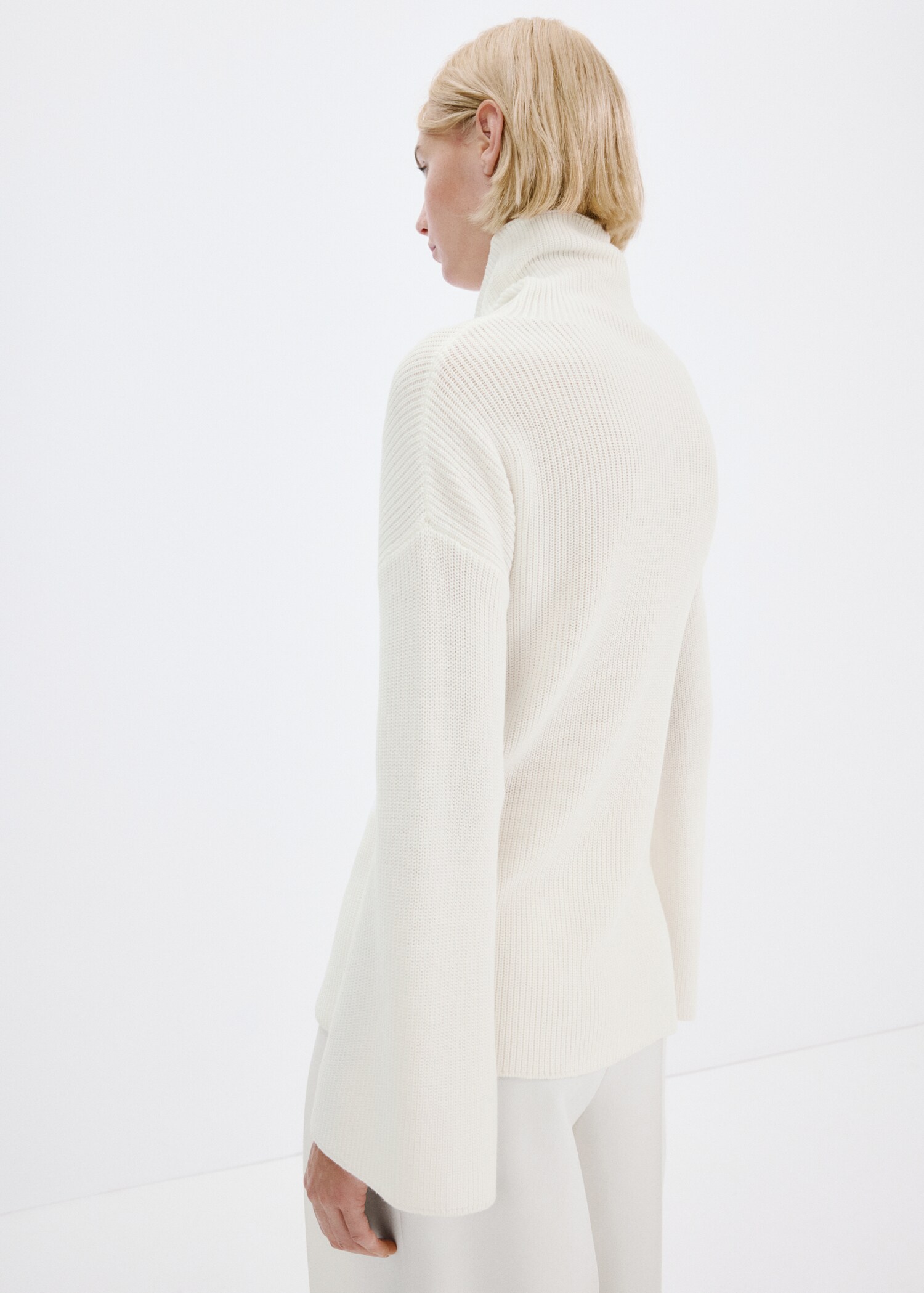 Pull-over maille col montant - Verso de l’article