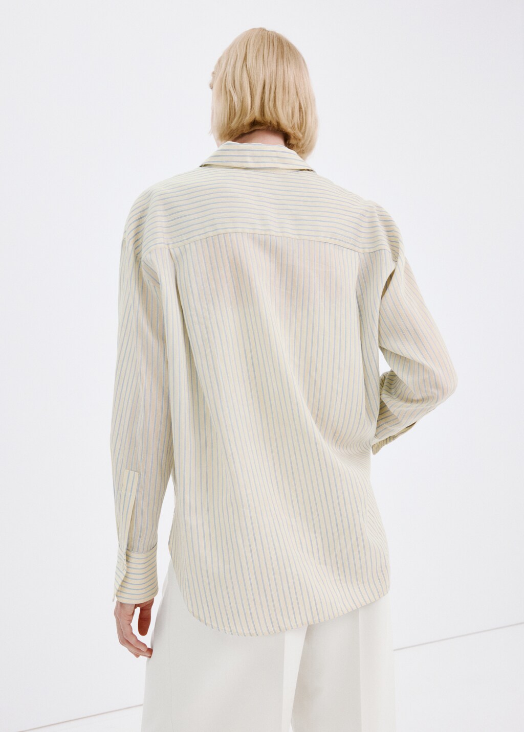 Lyocell shirt with pocket - image 3