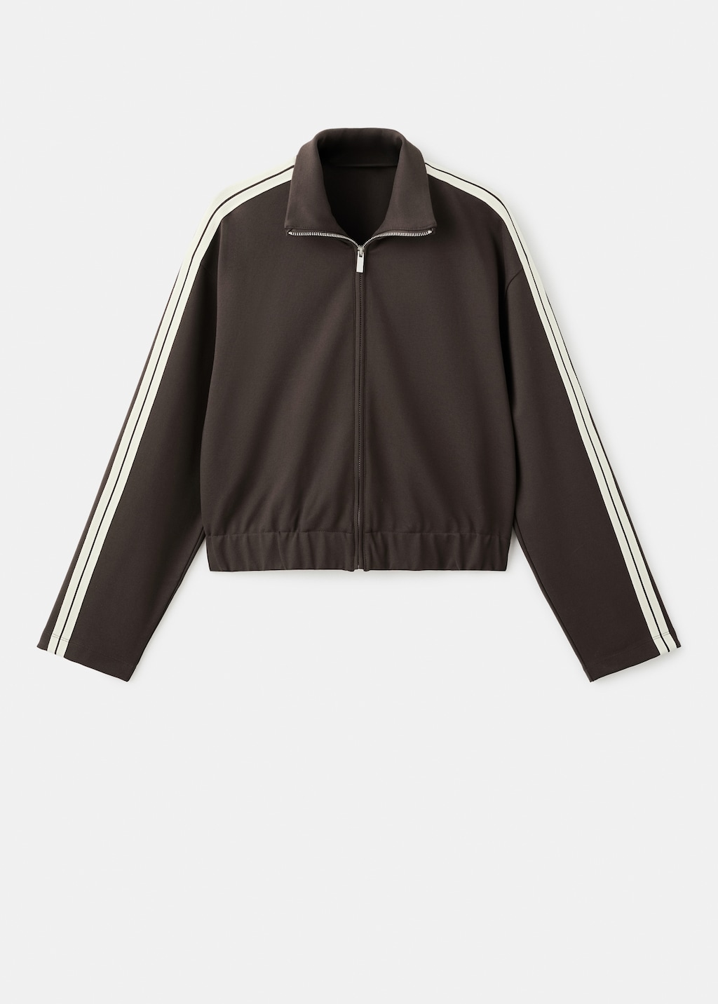 Contrast striped sweatshirt - image 5