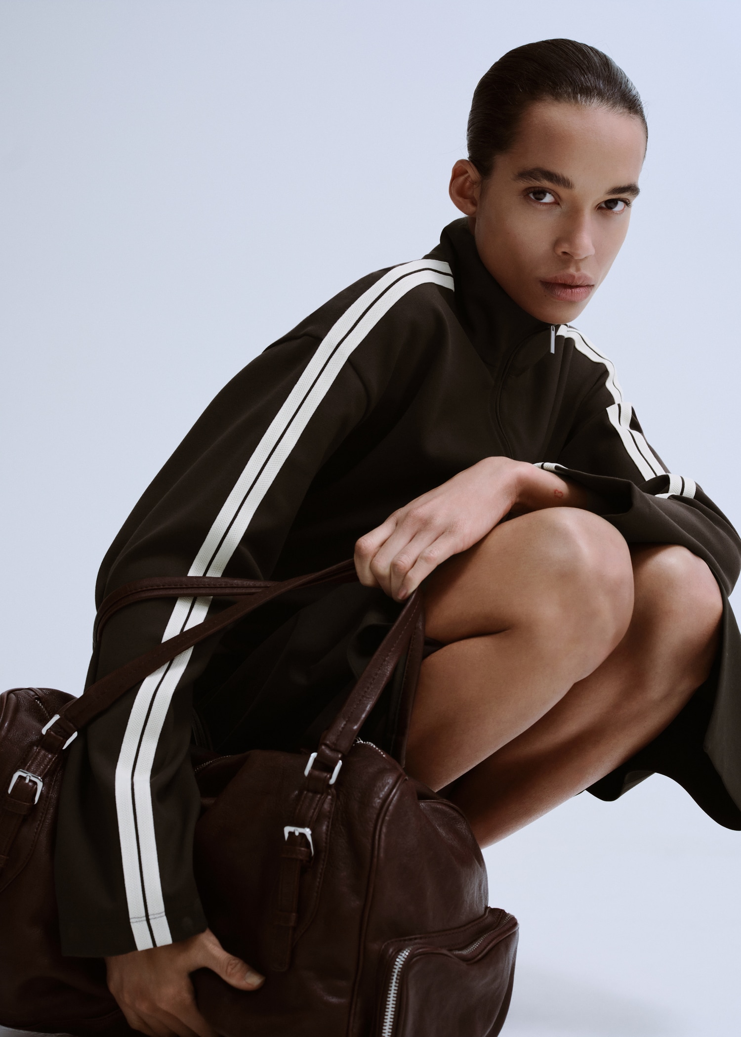 Sudadera rayas contraste - Detalle del artículo 1