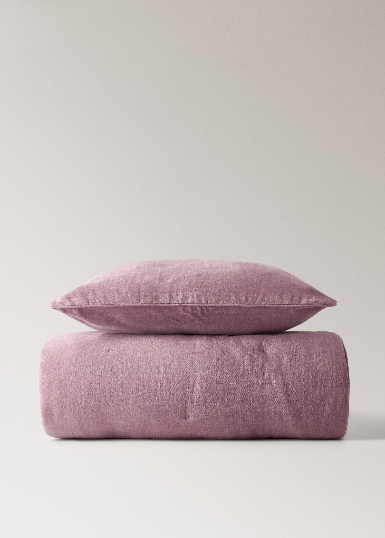 Linen velvet bedspread footboard - Details of the article 4