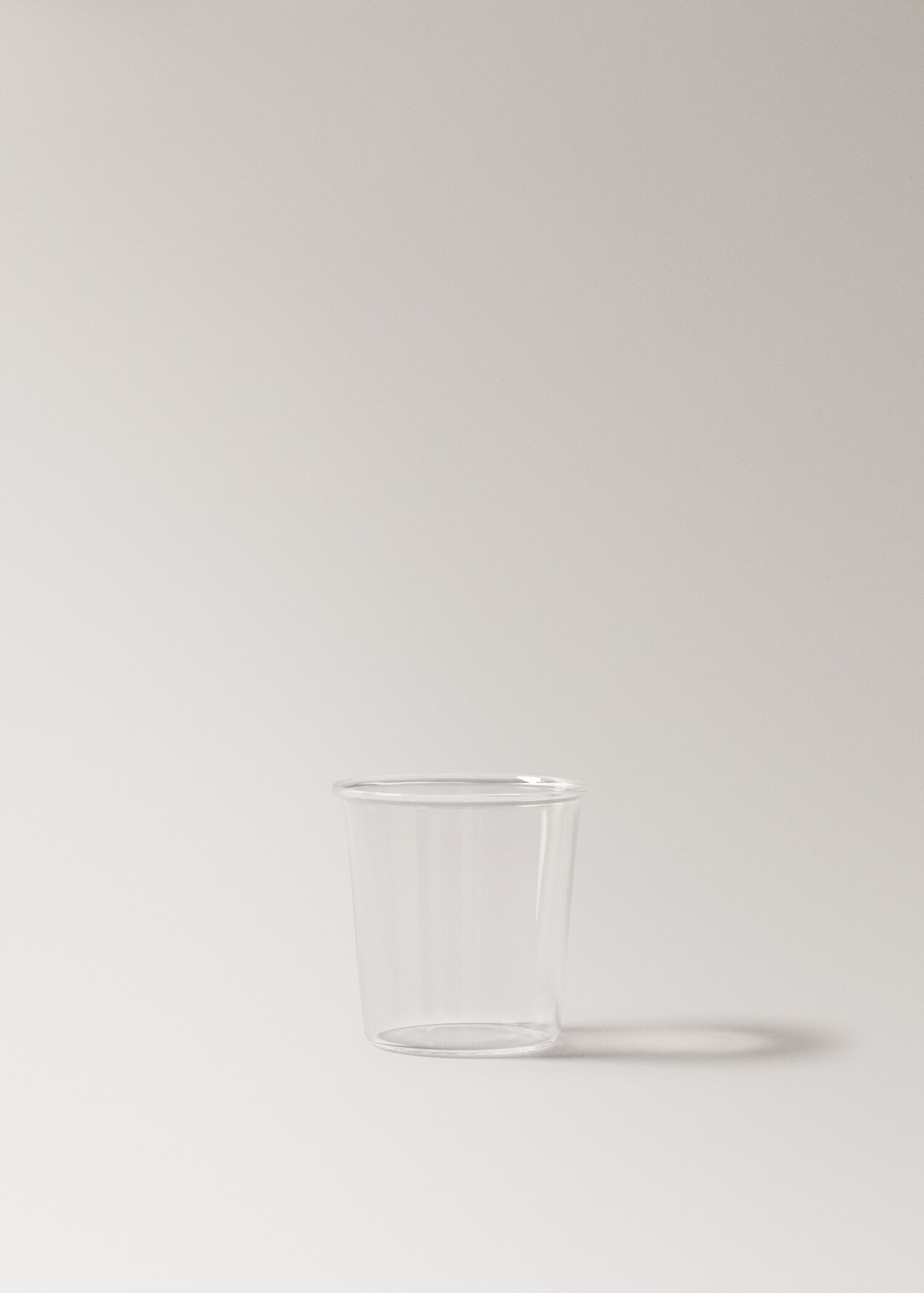 Verre en borosilicate lisse petit - Article sans modèle