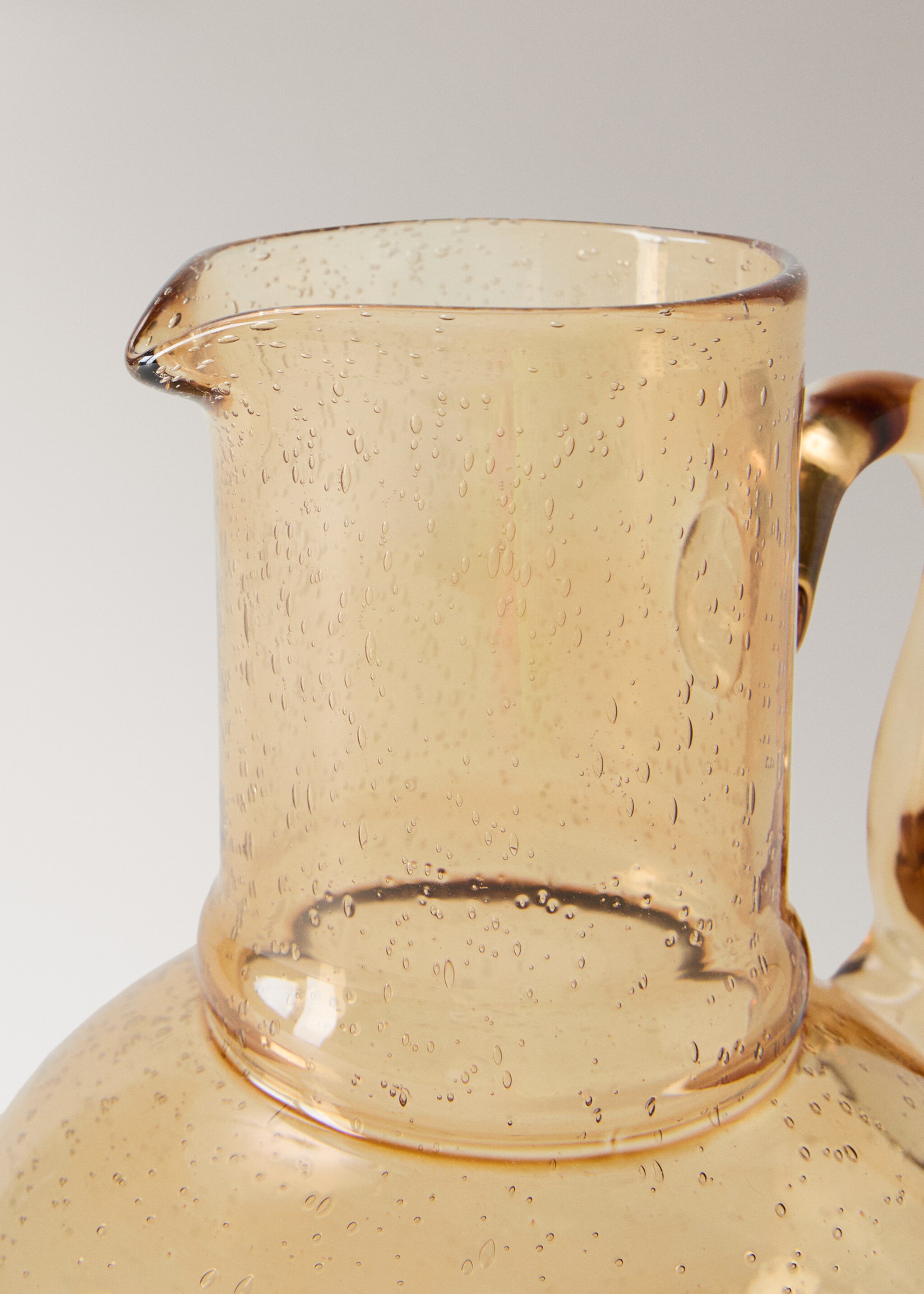 Vază din sticlă cu bule, color - Detaliu al articolului 1, Portocaliu. Ref: 27043313-00.