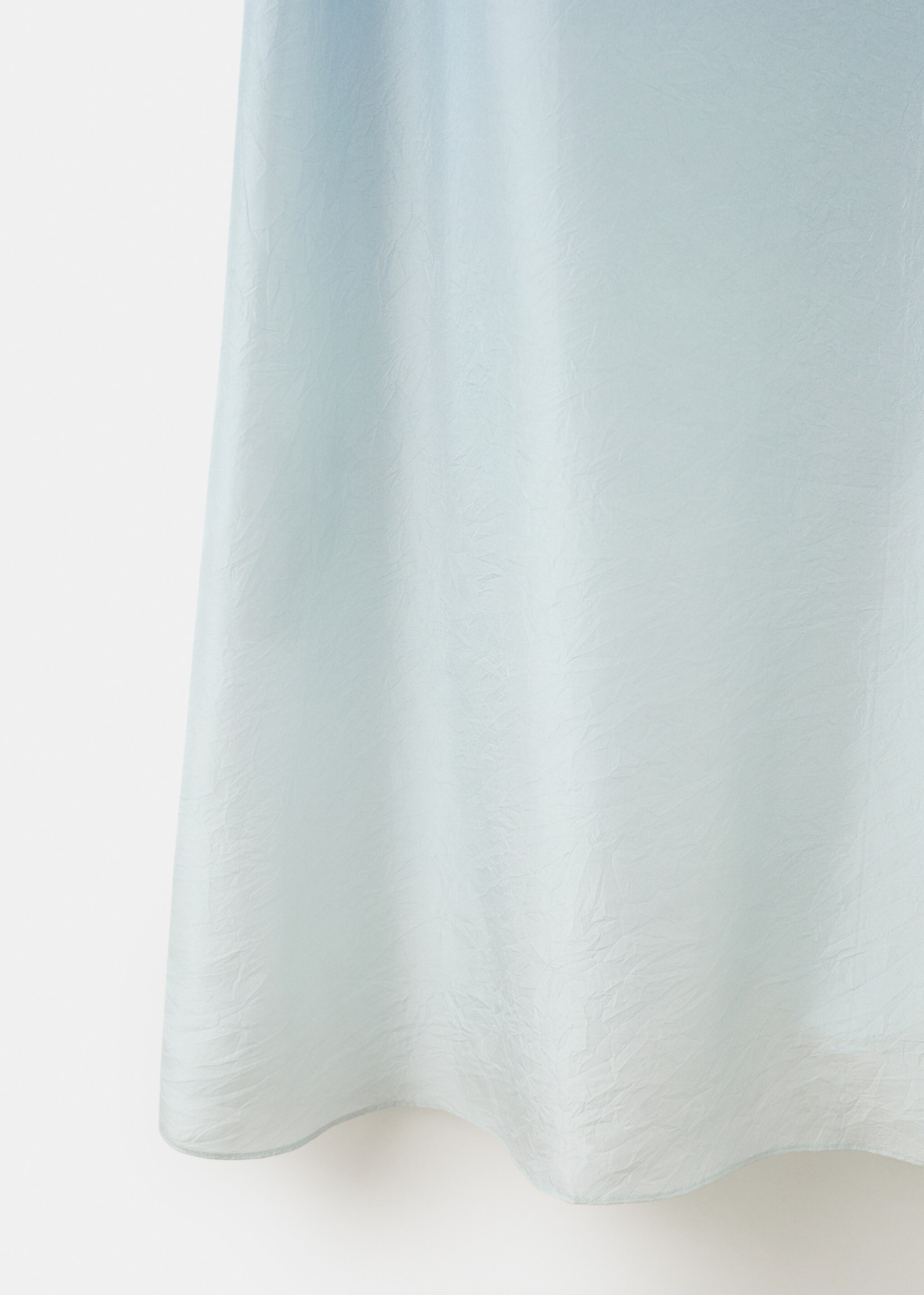 Ombre silk dress - Details of the article 8, Blue. Ref: 27043314-00.