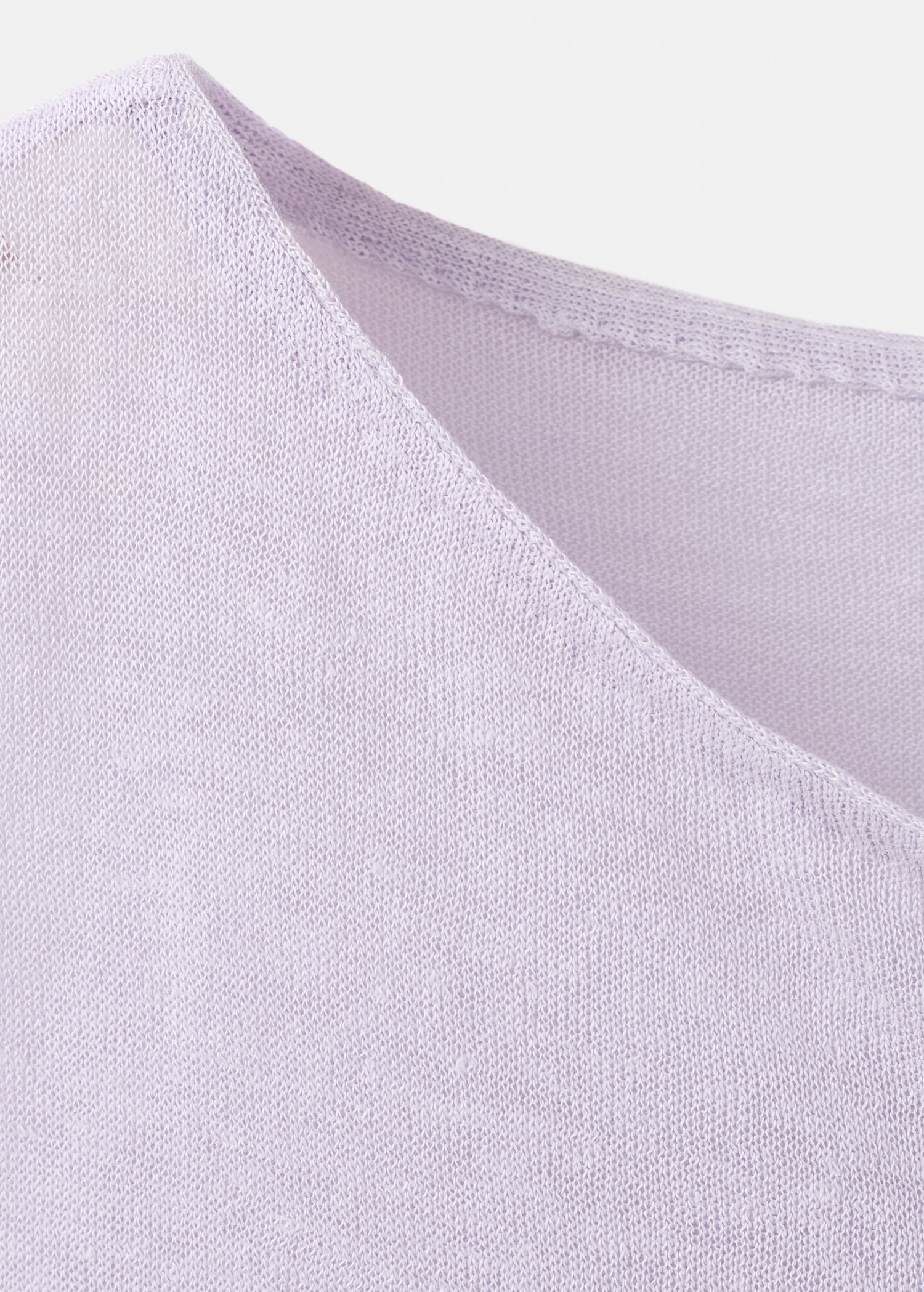 Fine knit short-sleeve cardigan - Details of the article 8