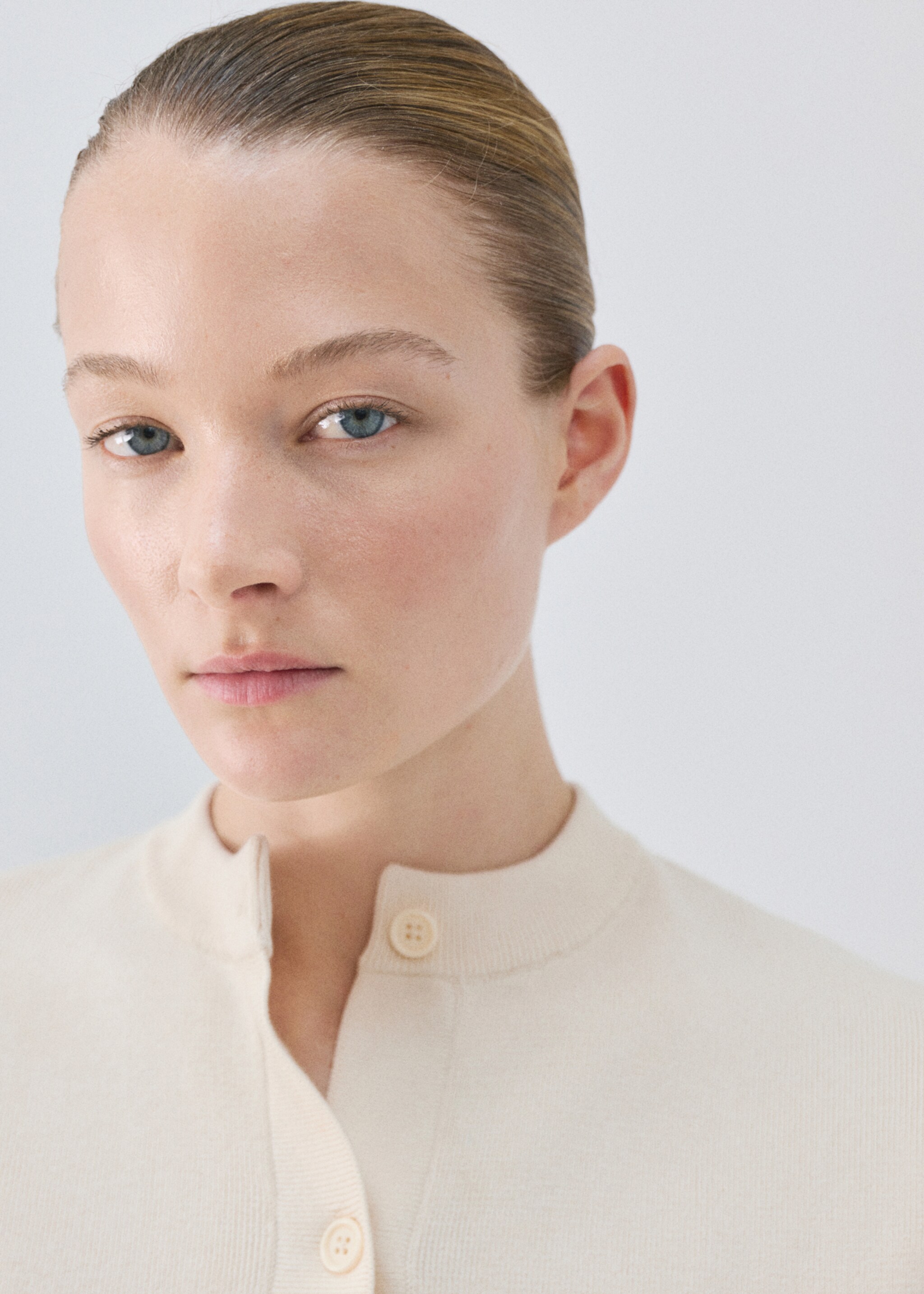 Cardigan dégradé 100 % coton - Détail de l'article 1, Jaune pastel. Ref: 27043319-00.