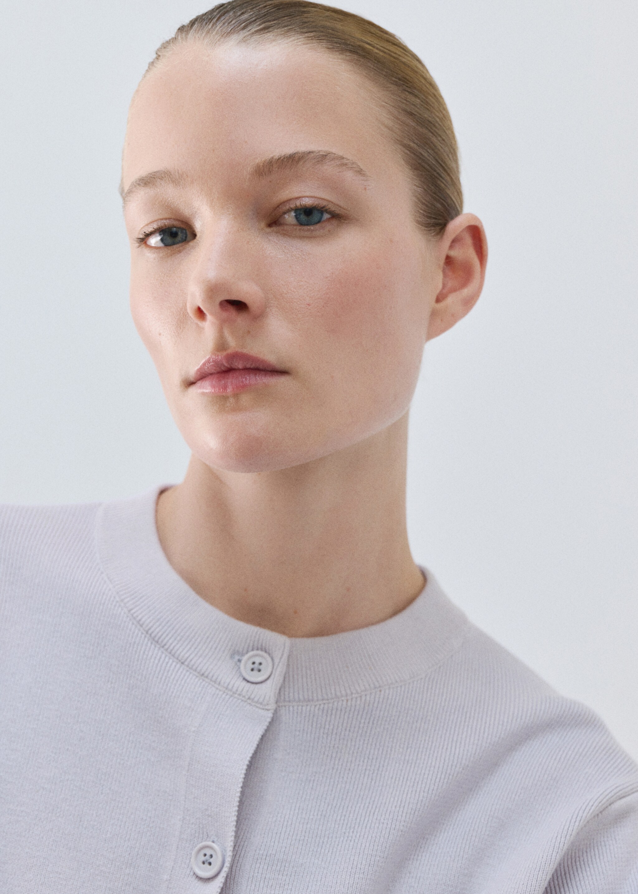 Cardigan dégradé 100 % coton - Détail de l'article 1, Lilas. Ref: 27043320-00.