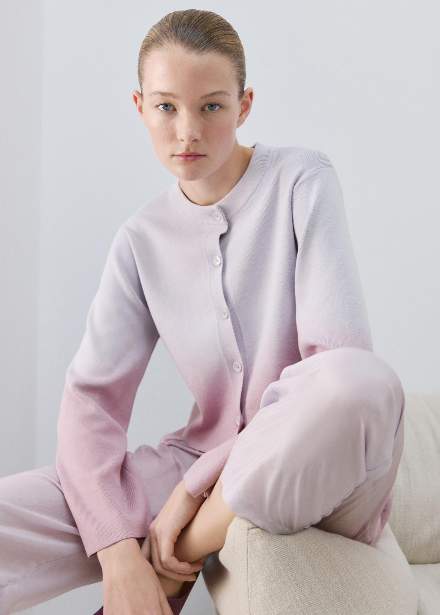 Cardigan dégradé 100 % coton - Détail de l'article 2