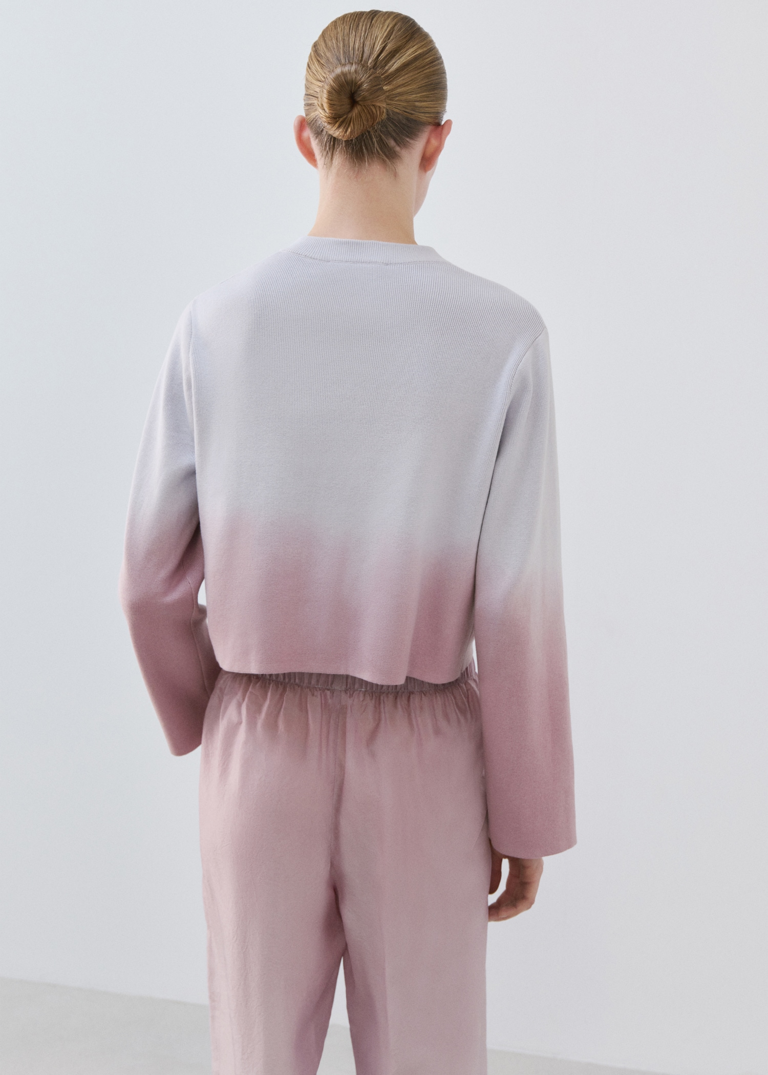 Cardigan dégradé 100 % coton - Verso de l’article