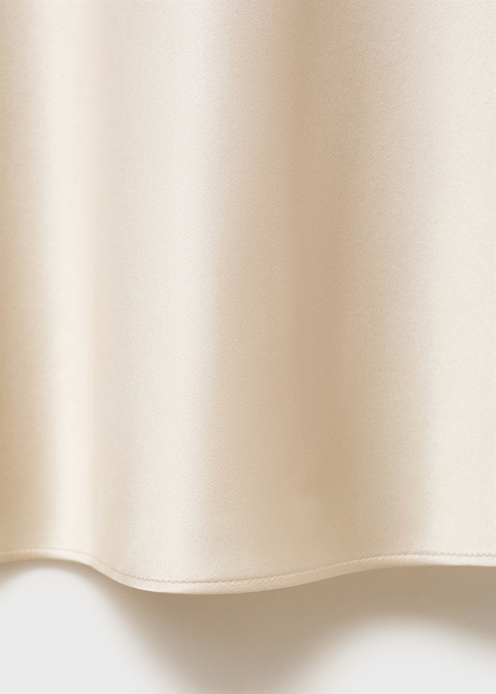 Silk strapless nightgown