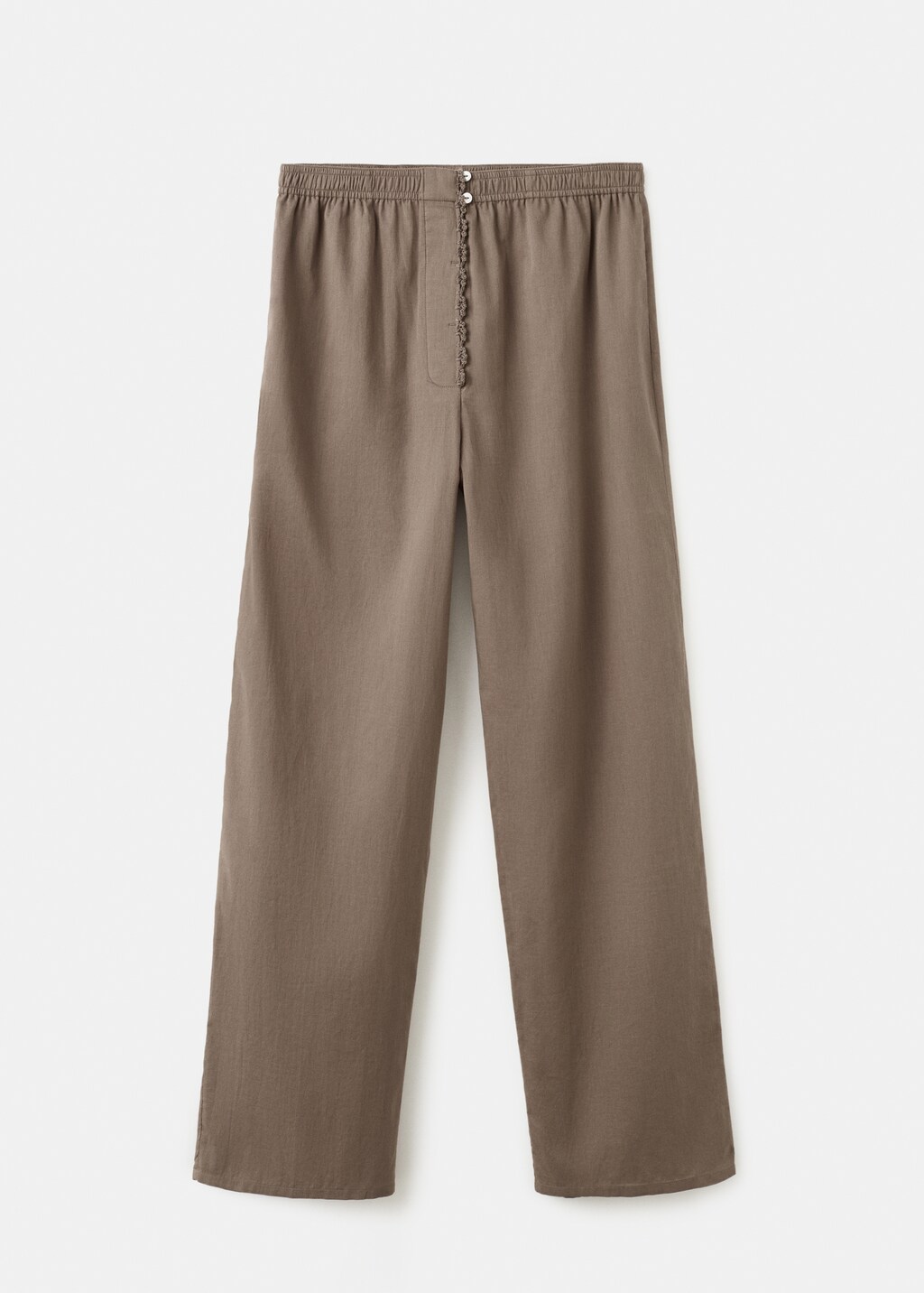 Long cotton pajama pants - image 4