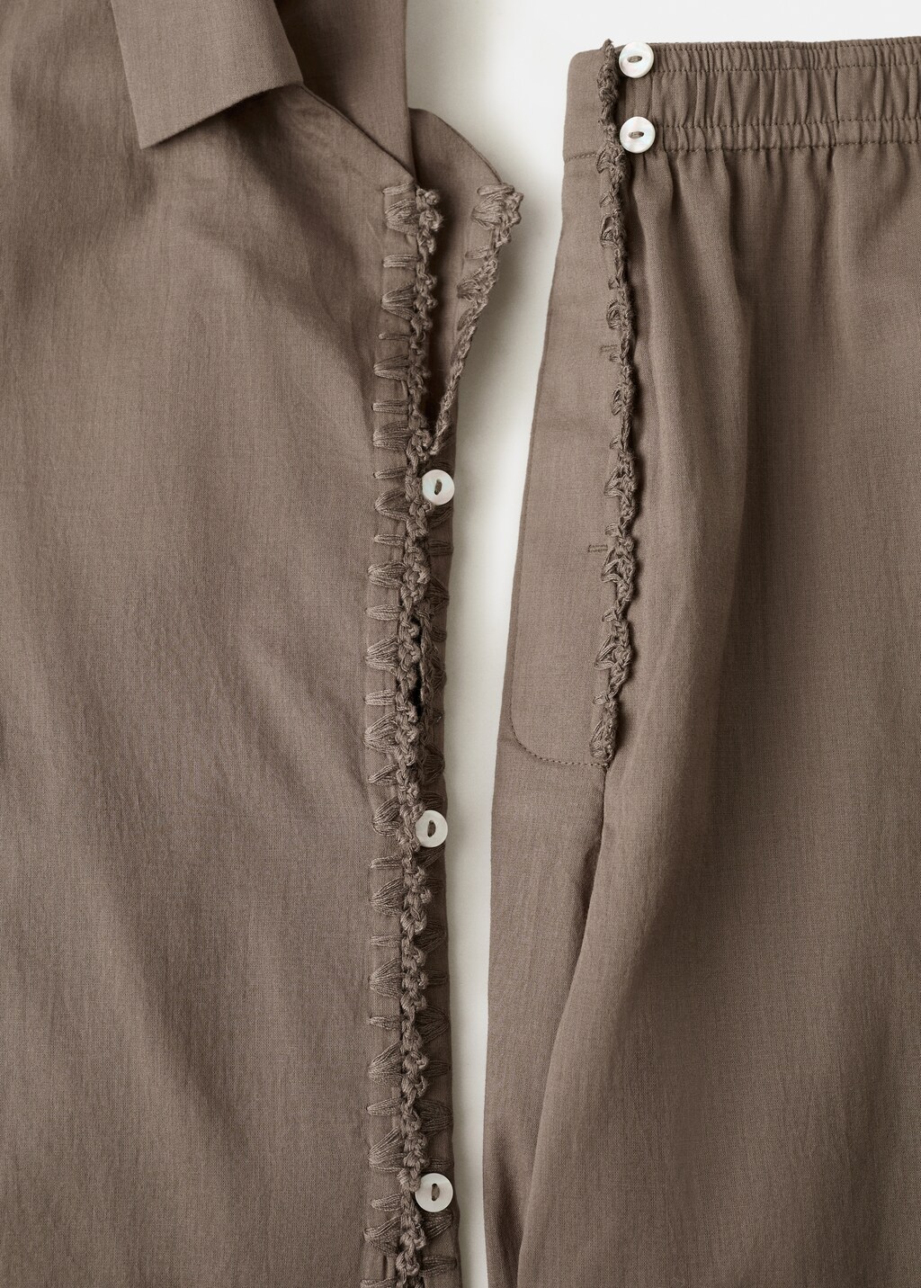 Long cotton pajama pants - image 5