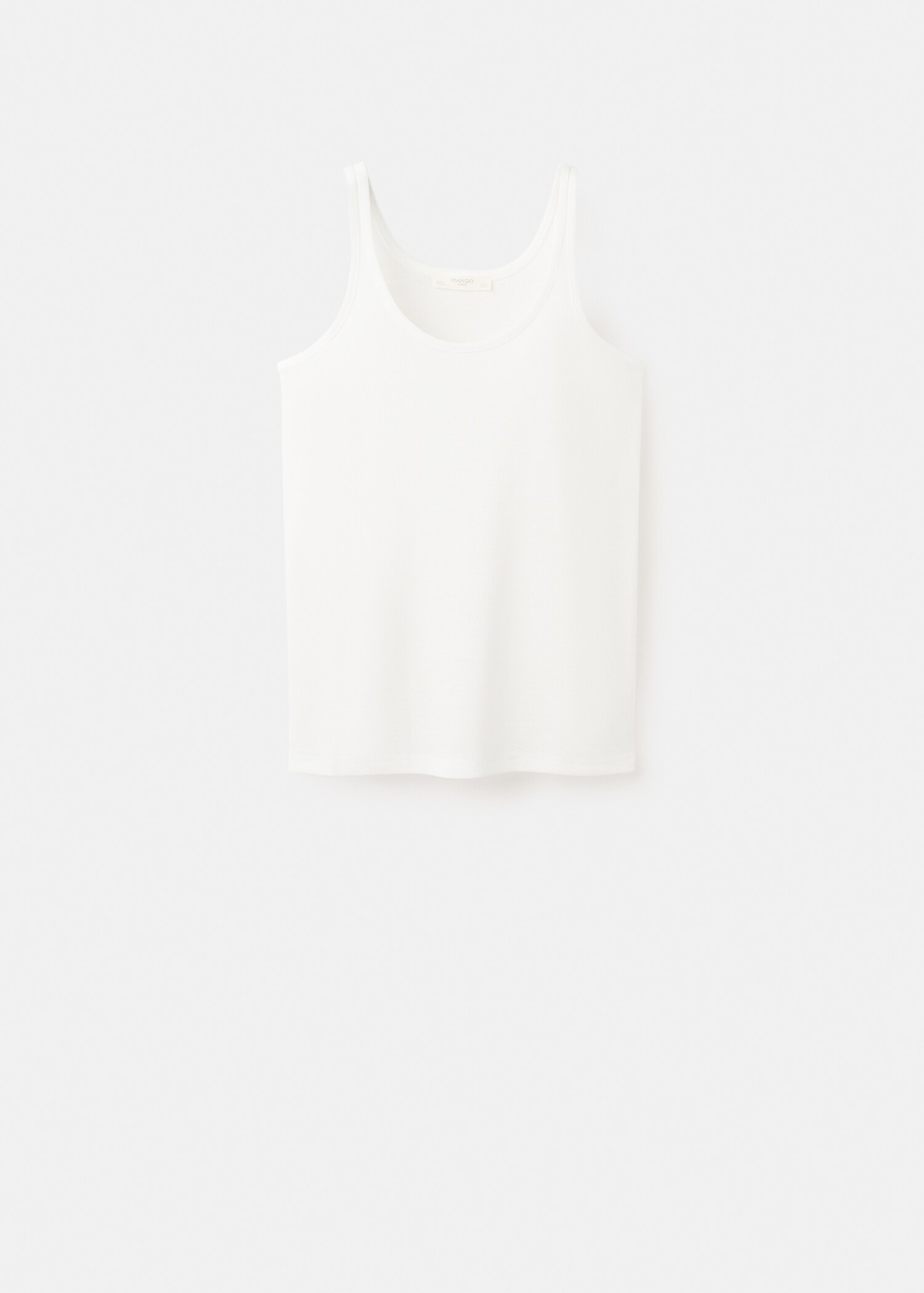 Top algodón cuello redondo - Artículo sin modelo