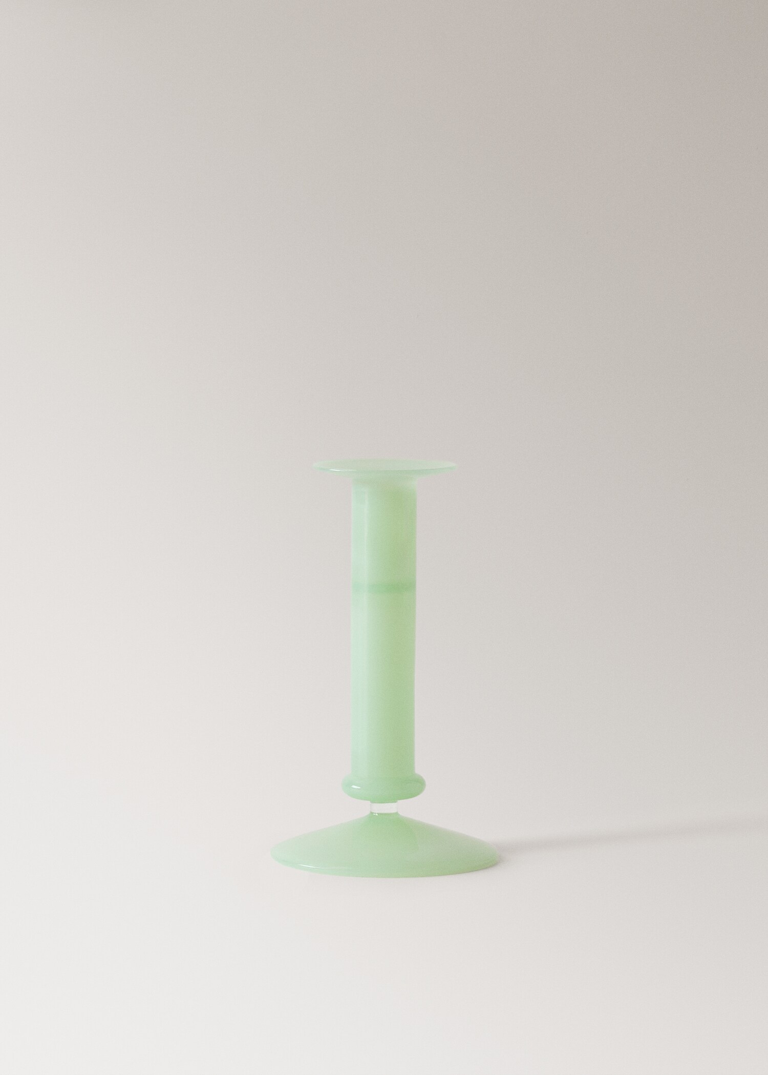 Μεγάλο πολύχρωμο κηροπήγιο από βοροσιλικό γυαλί - Προϊόν χωρίς μοντέλο