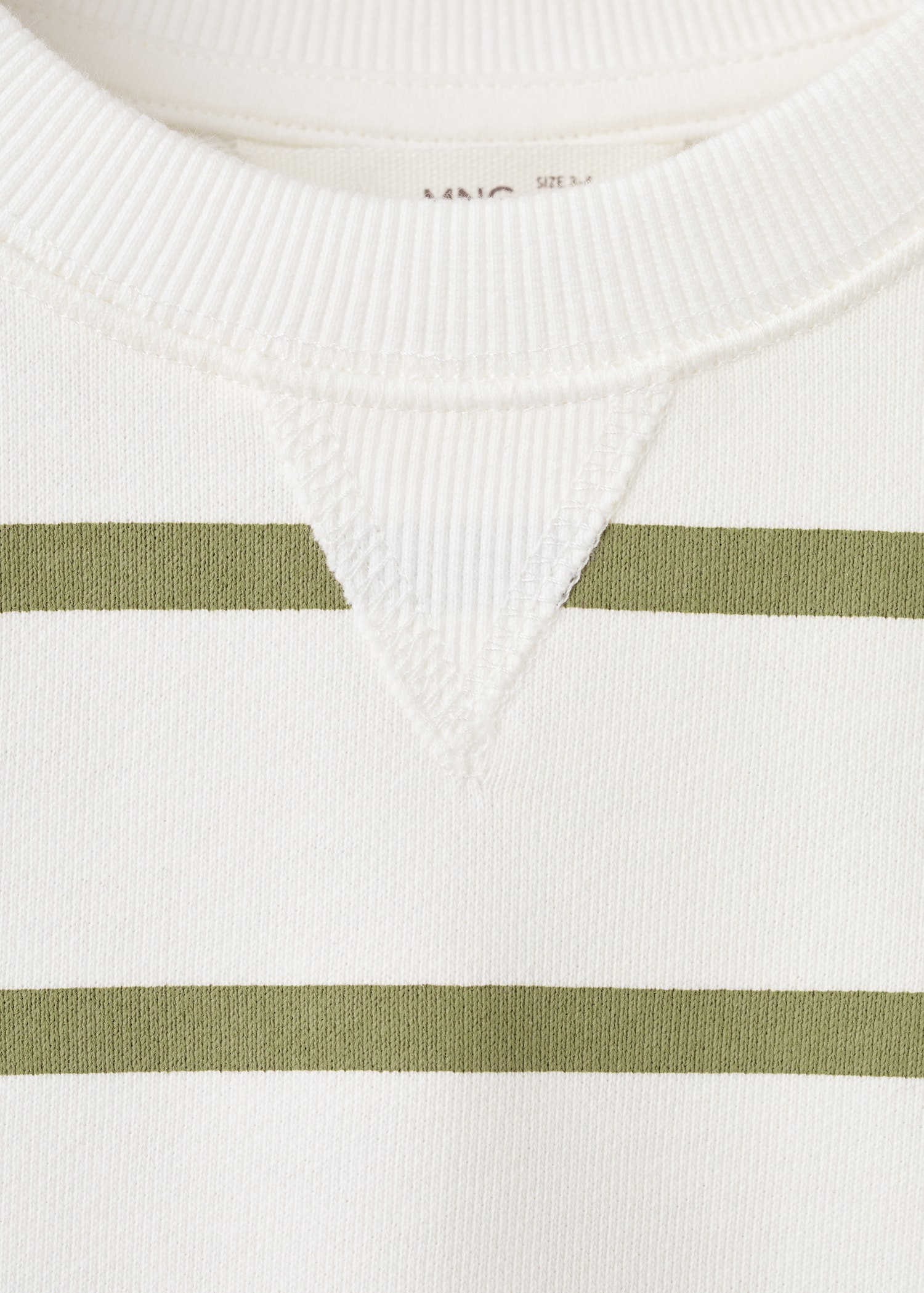Gestreiftes Baumwoll-Sweatshirt - Detail des Artikels 8