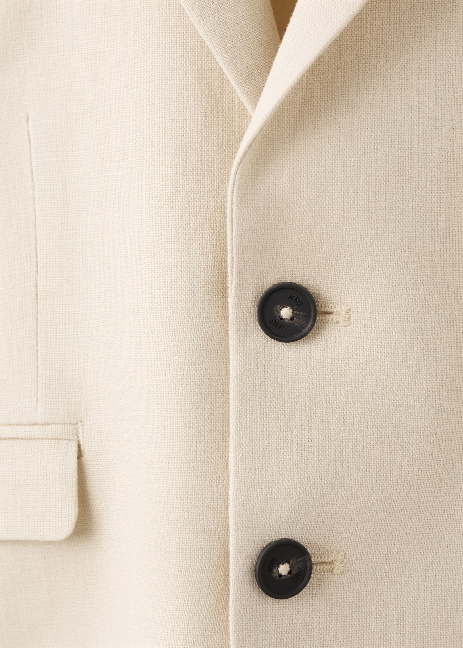 Classic linen jacket - Details of the article 0