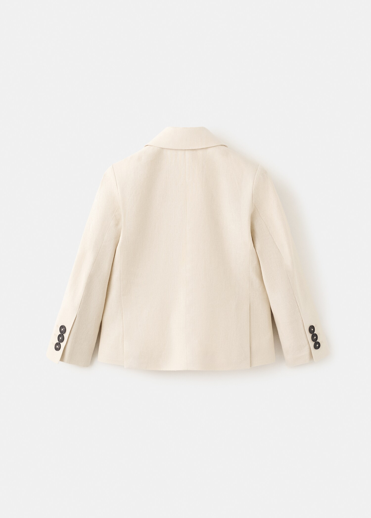 Classic linen jacket - Reverse of the article