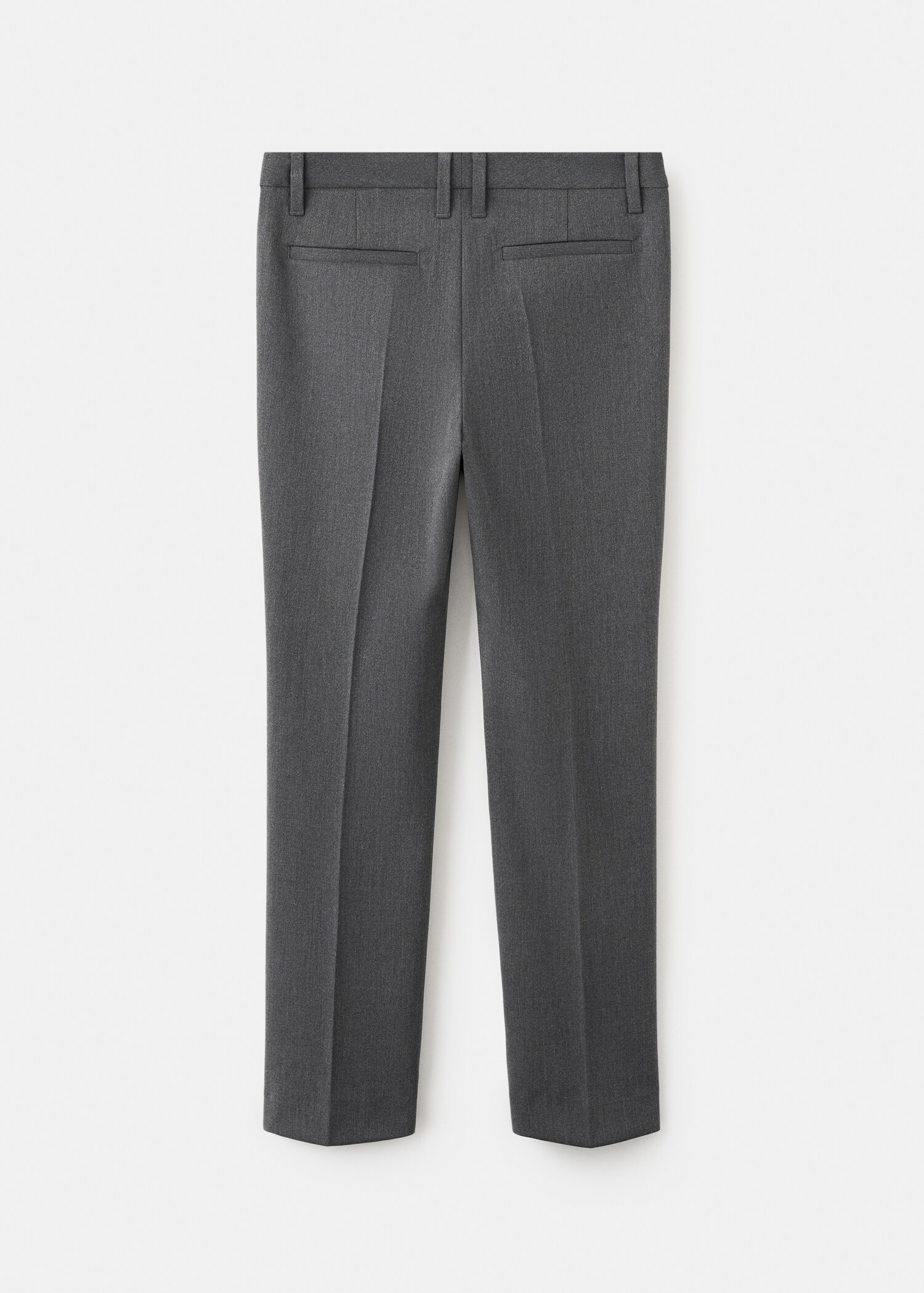 Straight suit trousers - Reverse of the article