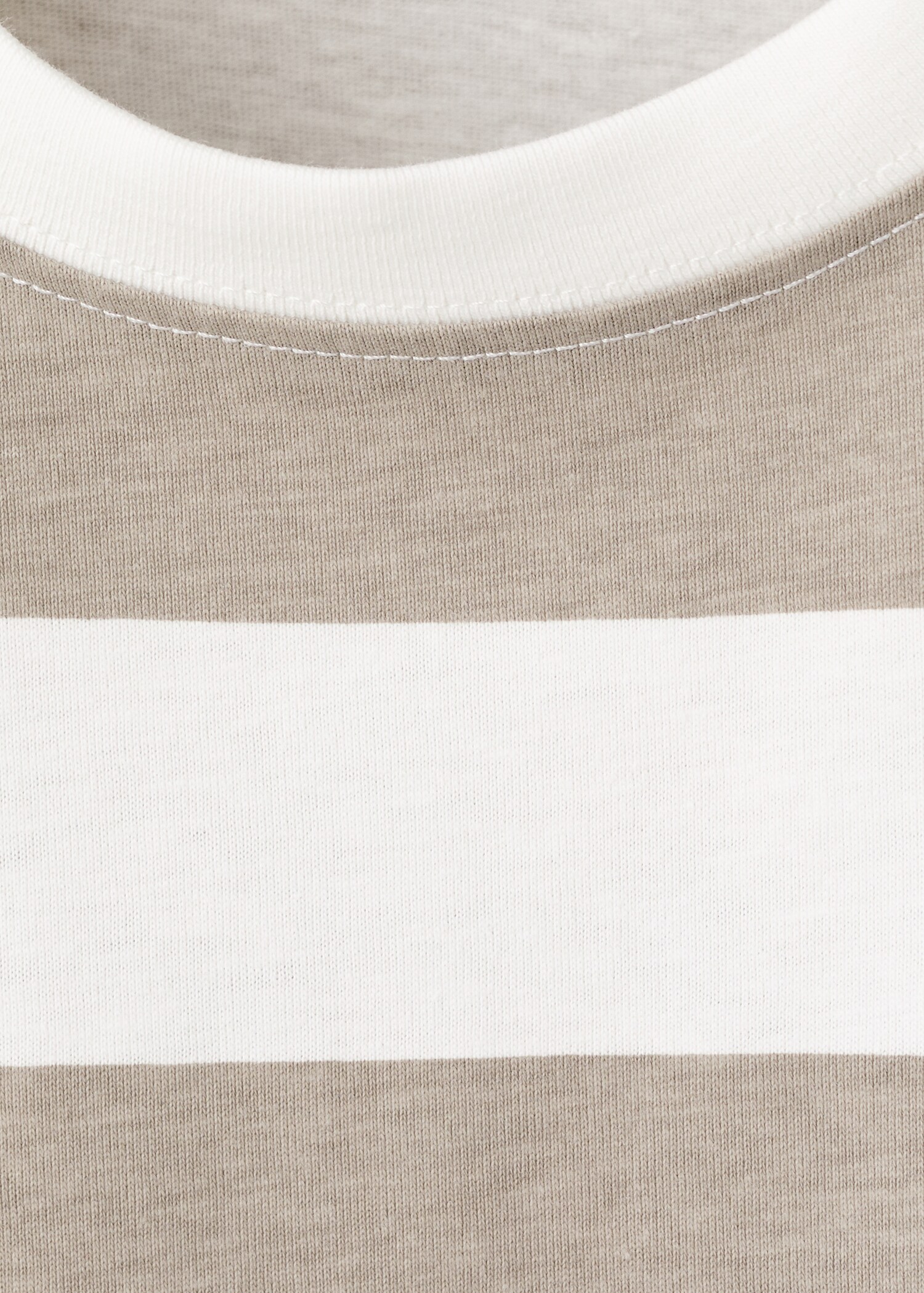 Gestreiftes Baumwoll-T-Shirt - Detail des Artikels 0