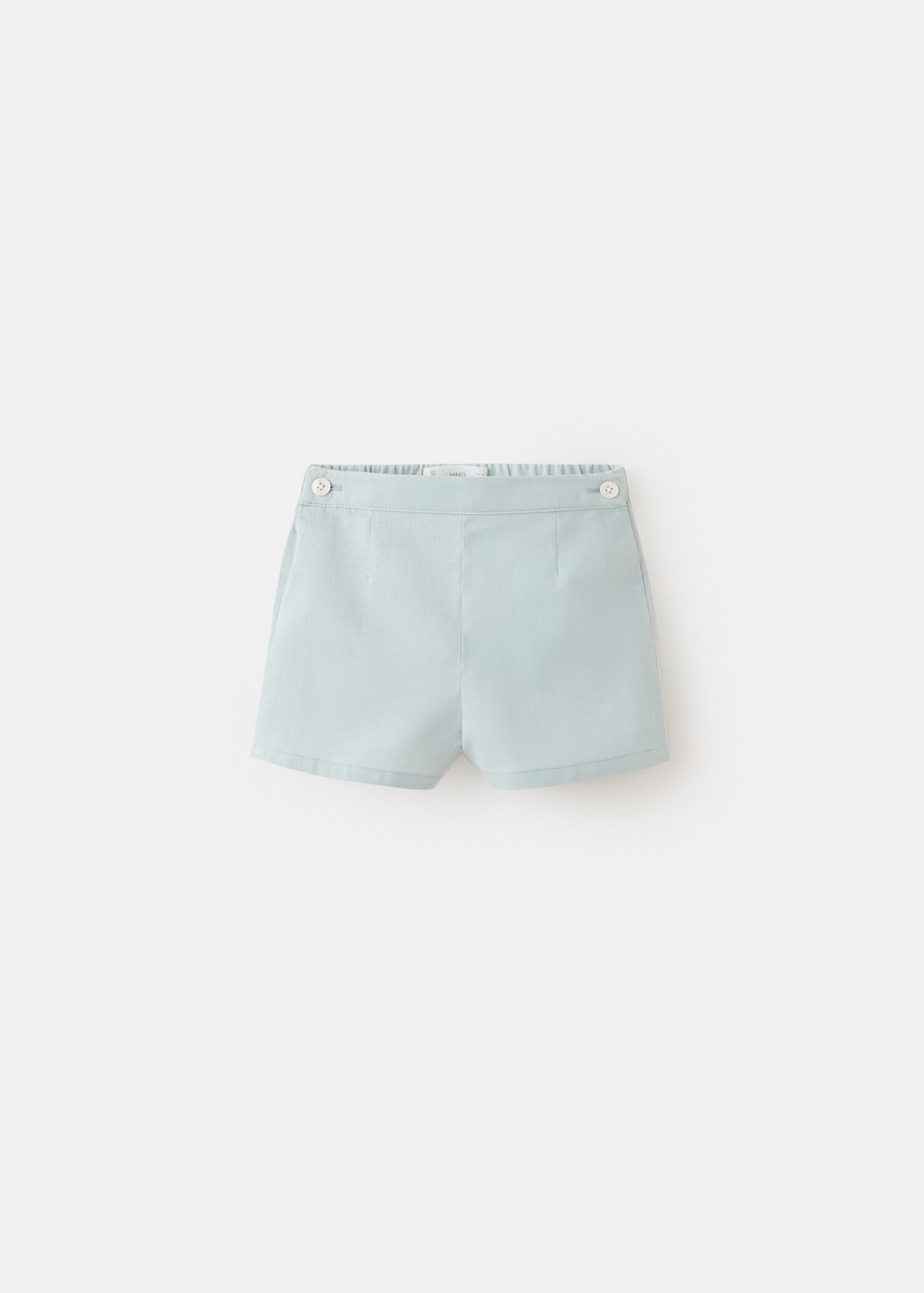 Linen-blend Bermuda shorts - Article without model