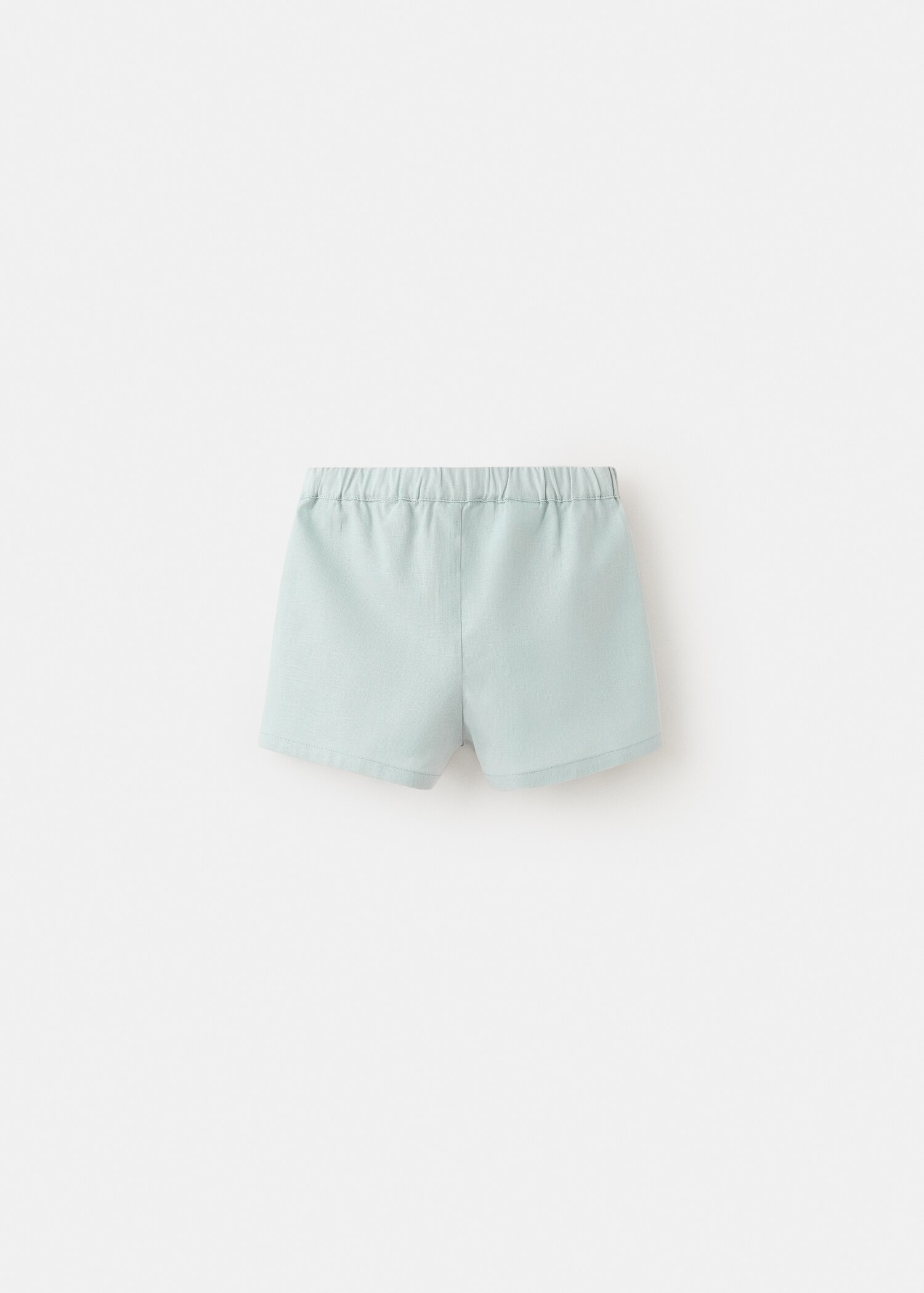 Linen-blend Bermuda shorts - Reverse of the article