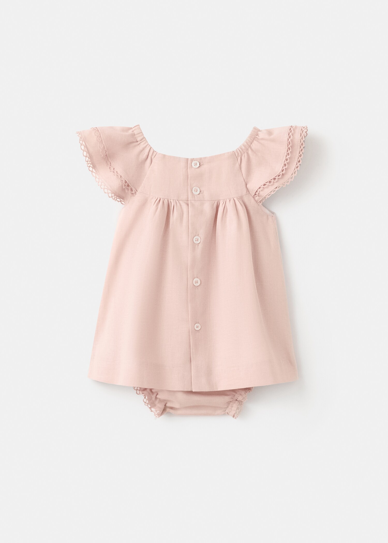 Lněné šaty a kalhotky - Zadní strana zboží