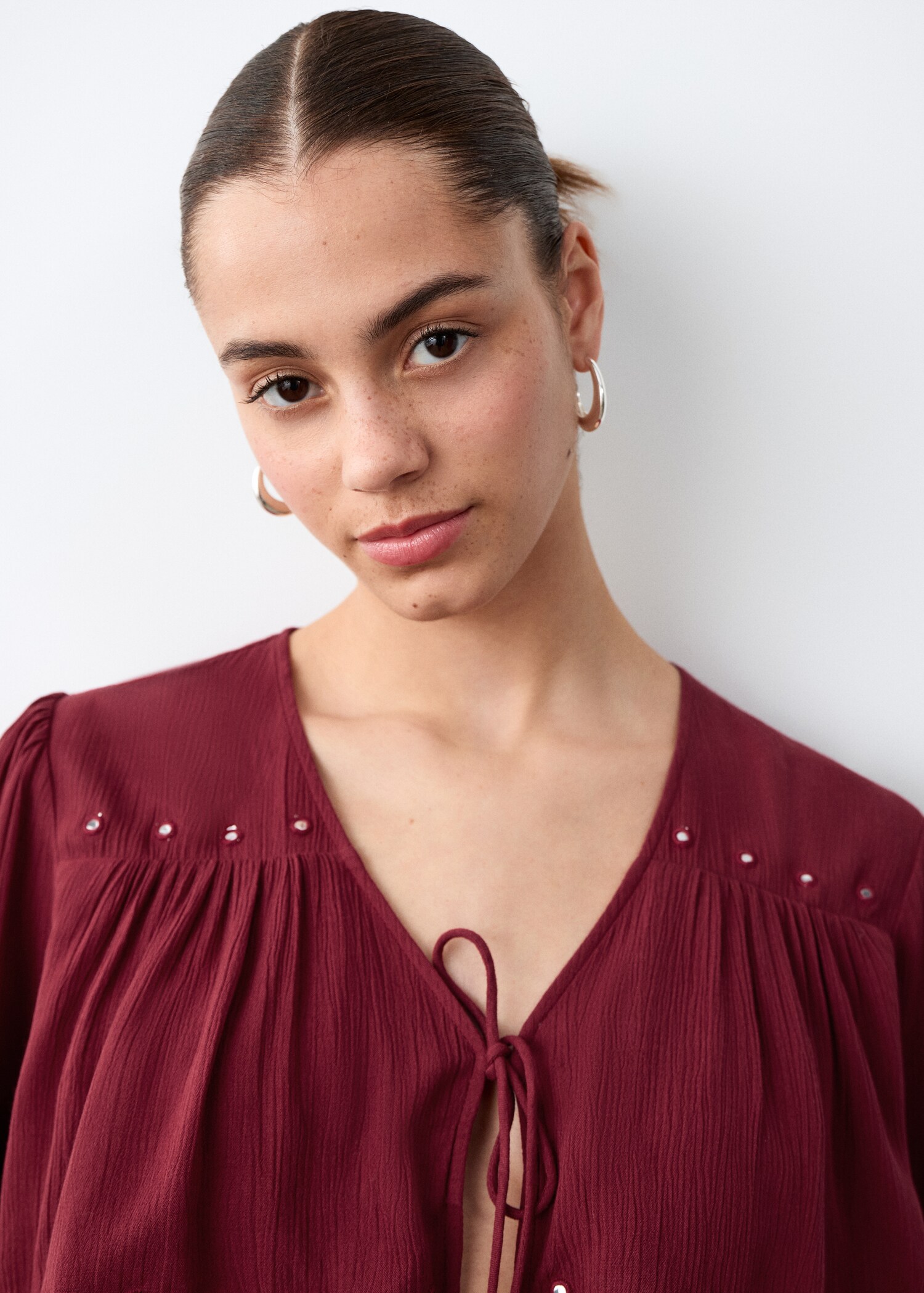 Блуза з рюшами - Детальніше про товар 1