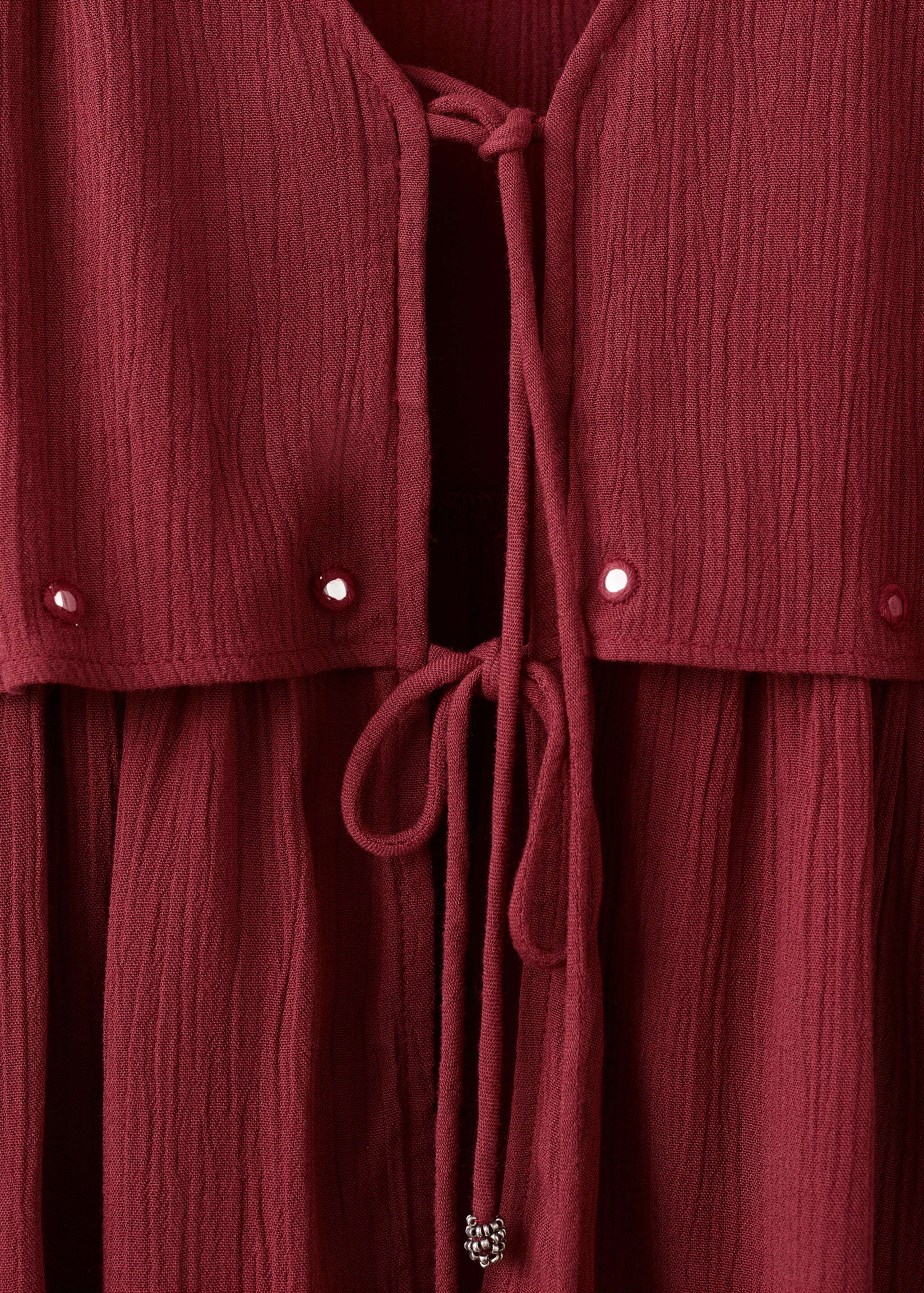 Блуза з рюшами - Детальніше про товар 8, Червоний. Ref: 27043736-00.