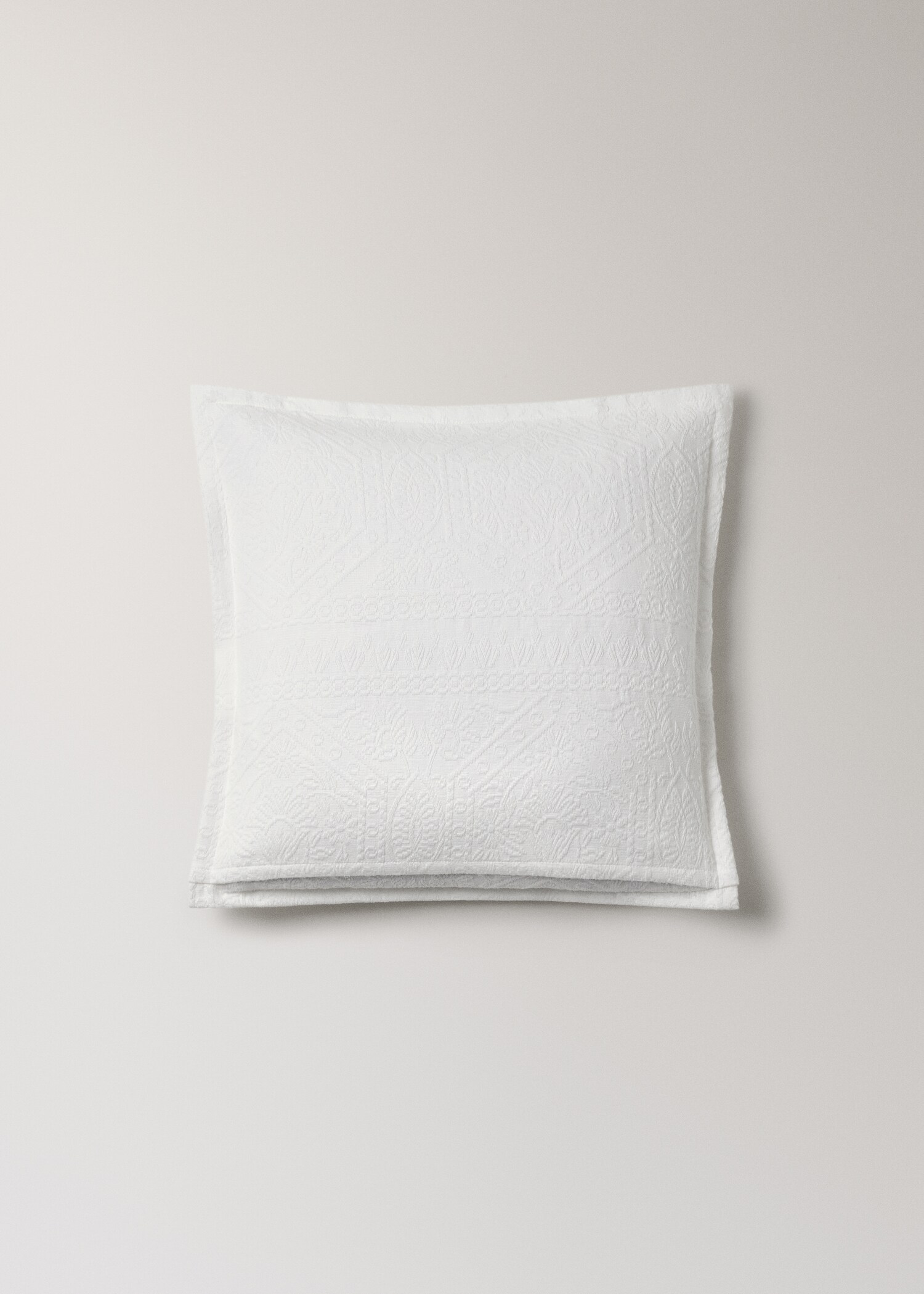 Pre-shrunk jacquard cushion cover 300 g, 50x50 cm - Details of the article 1