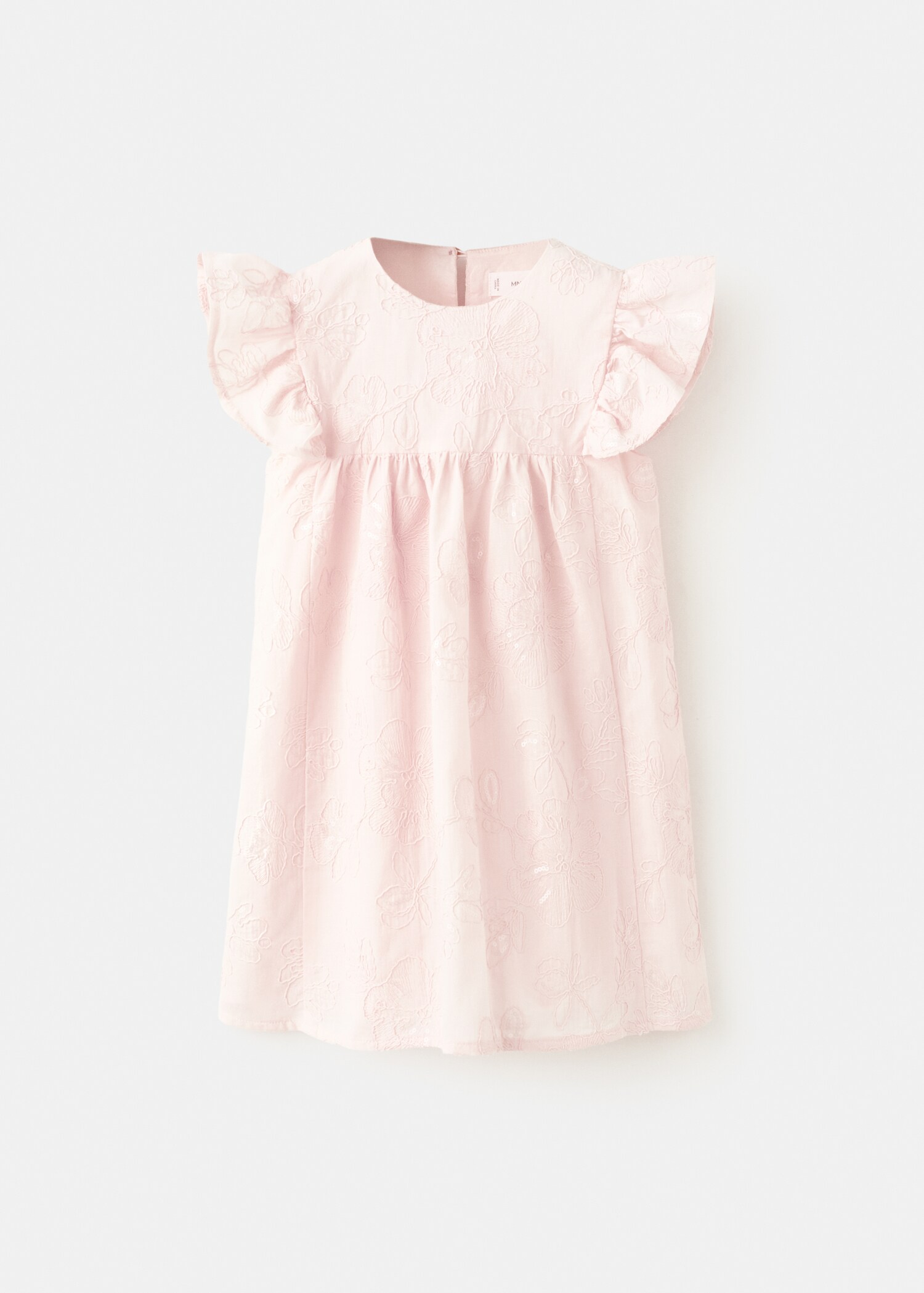 Vestido algodón bordado flores - Artículo sin modelo