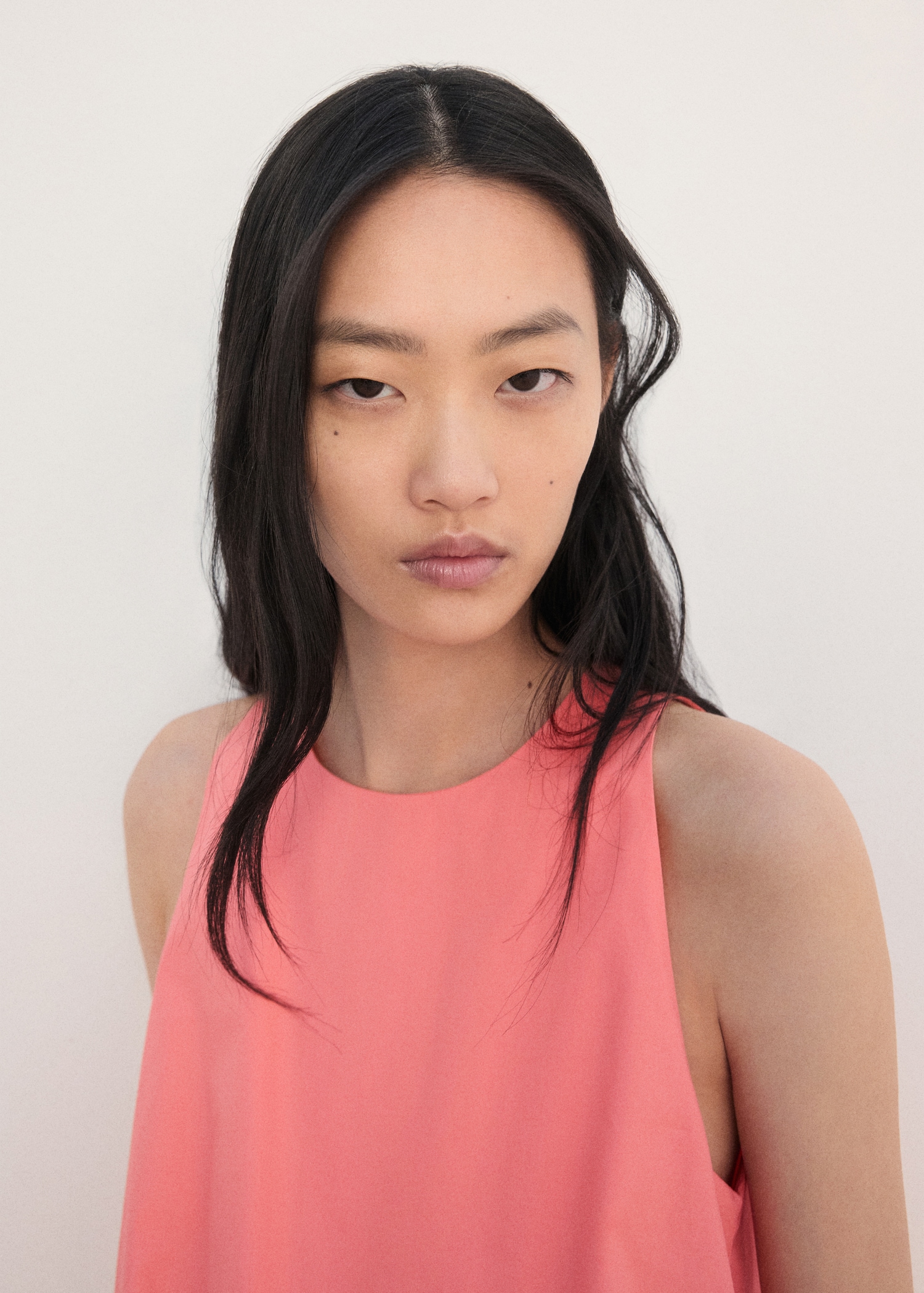 A-line cotton blouse - Details of the article 1