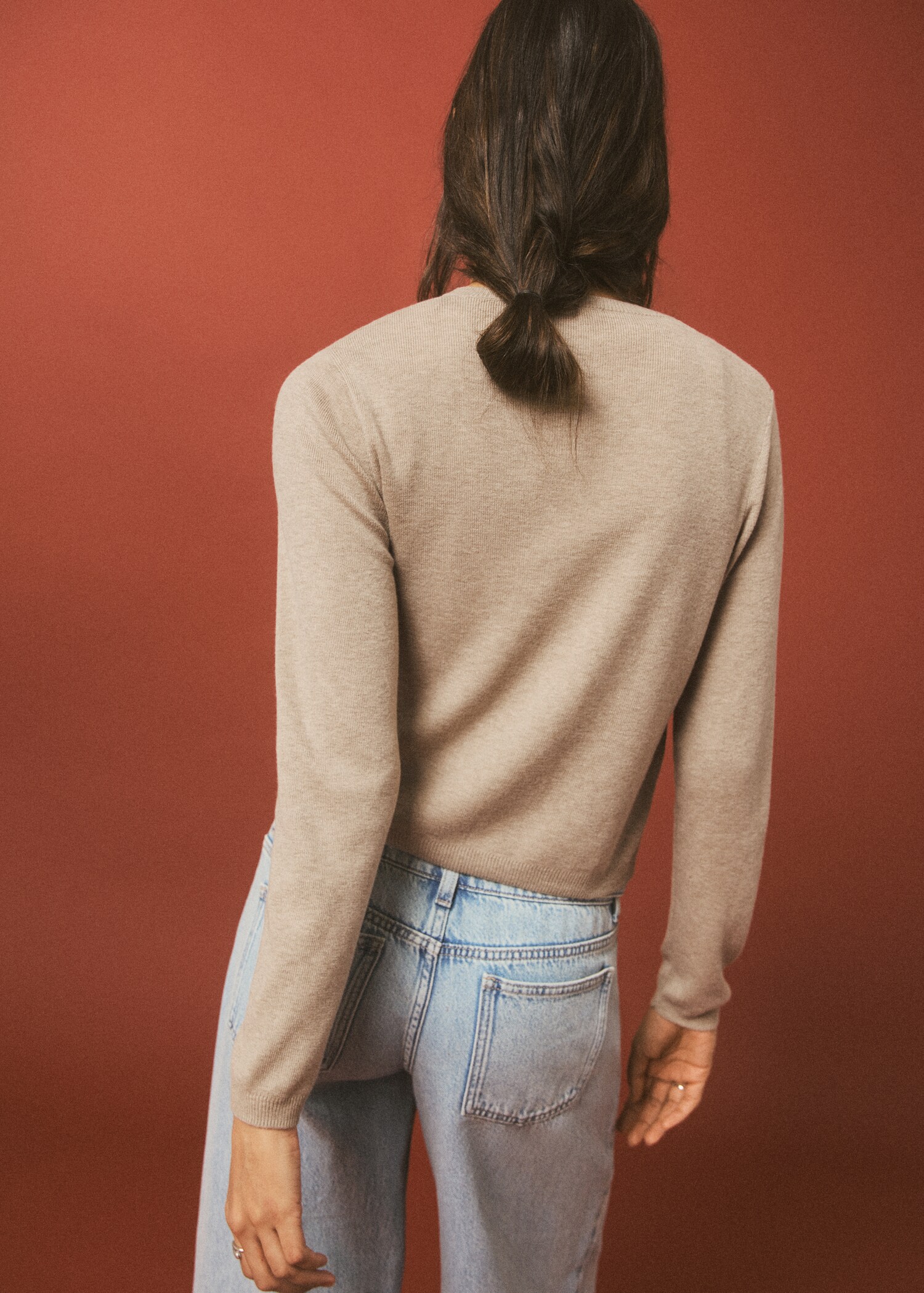 Càrdigan punt llaços - Revers de l'article