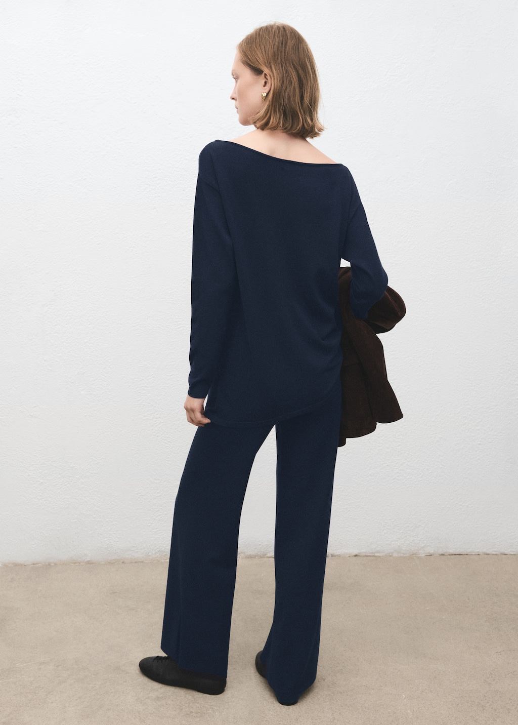Straight knitted pants - image 3