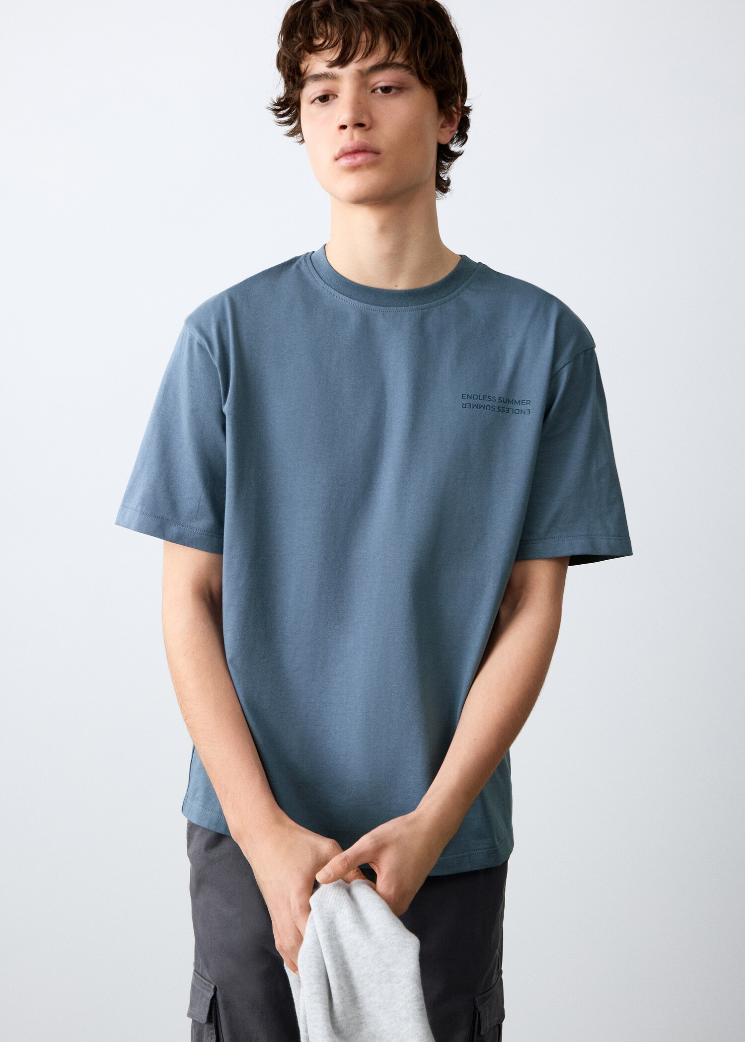 T-shirt imprimé manches courtes - Plan moyen