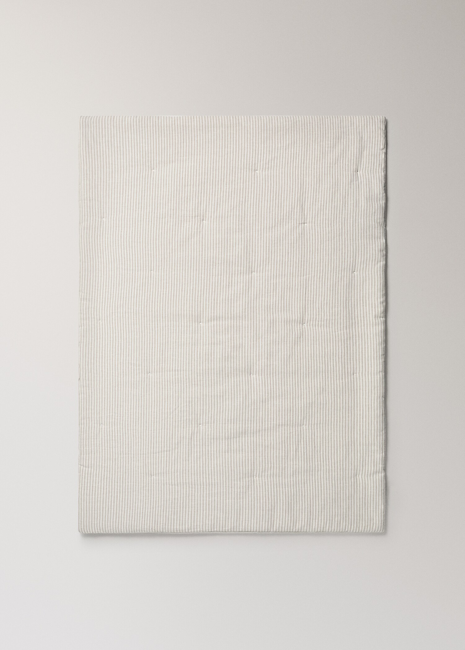 Randigt täcke för barn i bomull och linne för 90 cm säng - Detaljer om artikeln 4