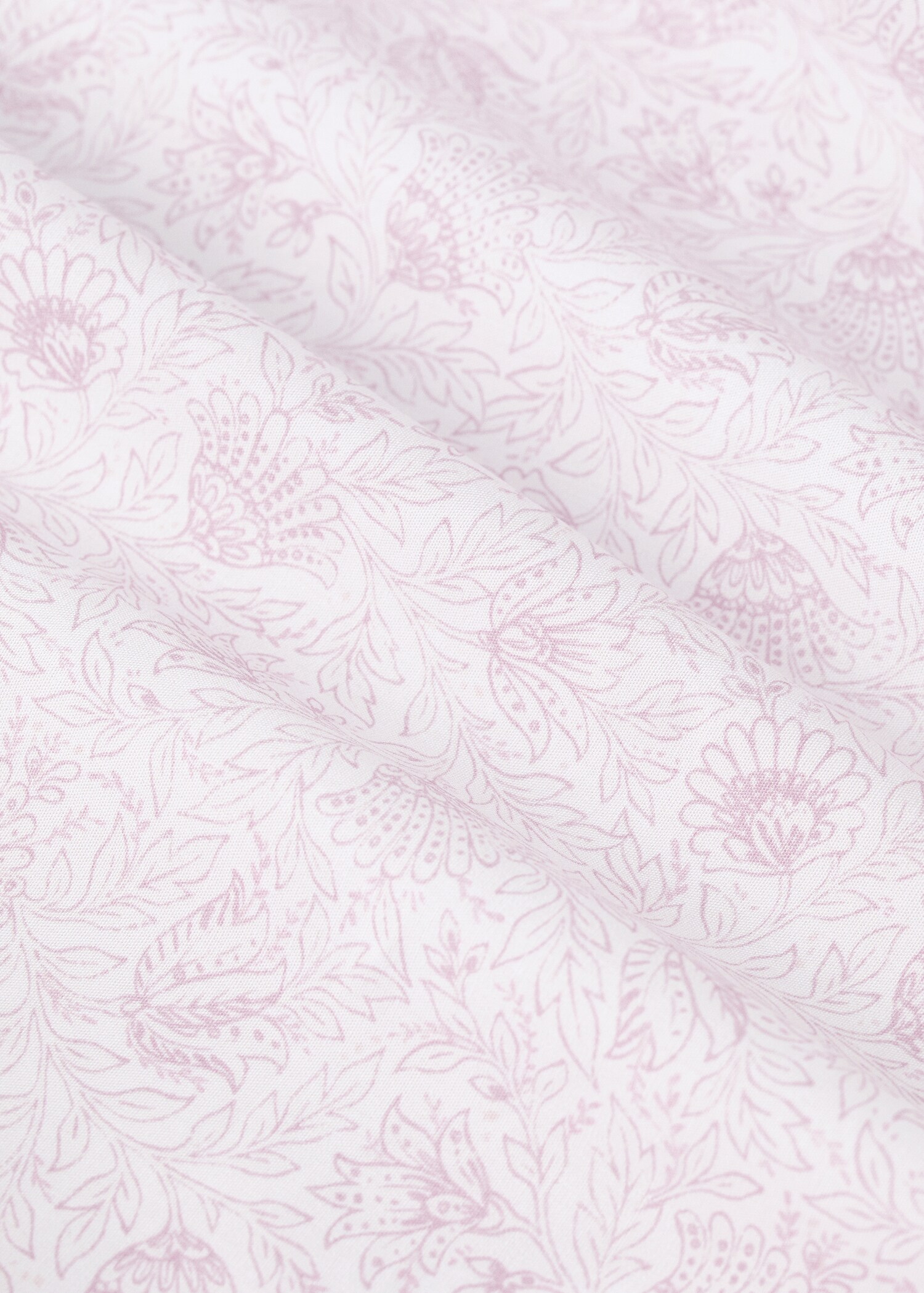 Children's fitted sheet cotton percale floral 60 cm bed - Details of the article 2